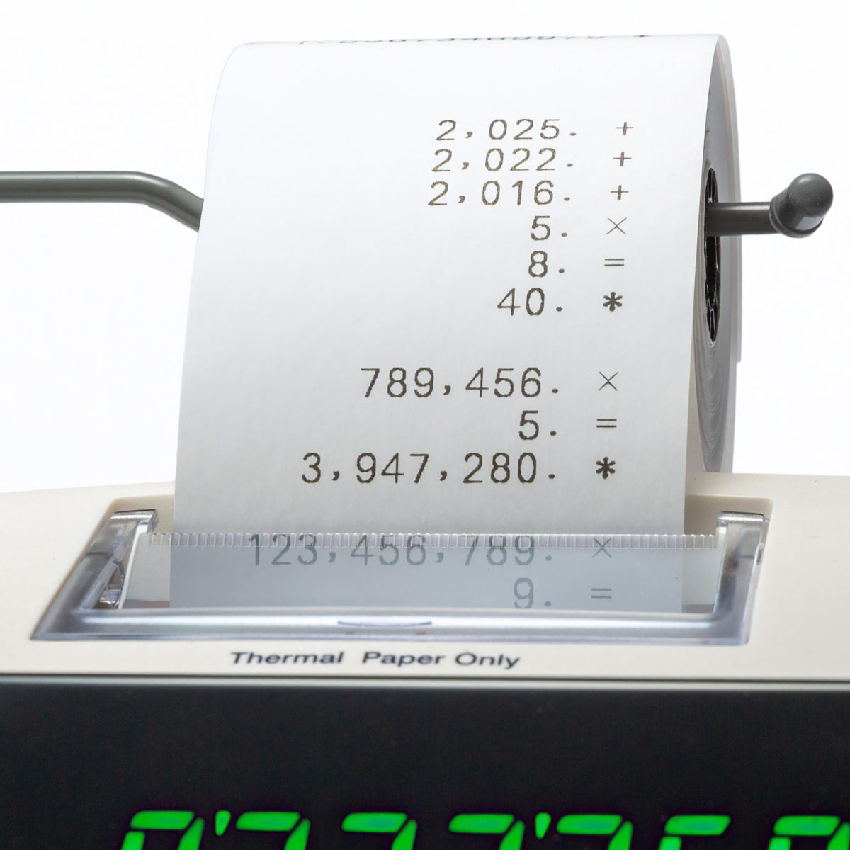 Victor 1226 Calculadora de impresión térmica, visualización de 12 dígitos, Velocidad de impresión de 8.0 LPS, Color Blanco Roto