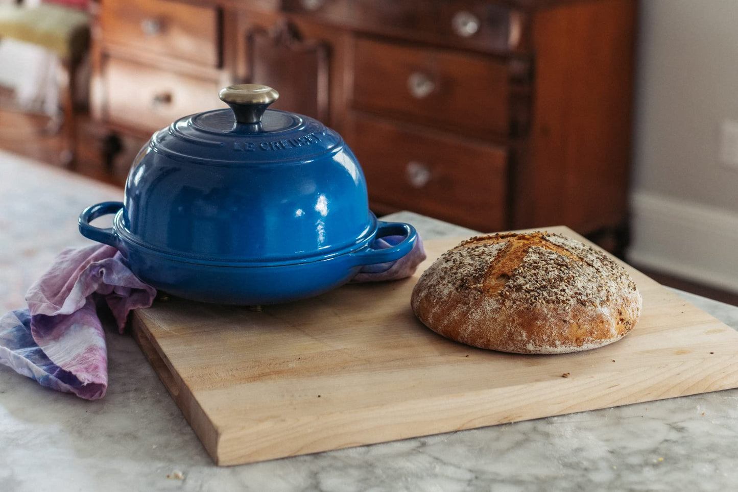 Le Creuset - Horno de pan de hierro fundido esmaltado, Marsella