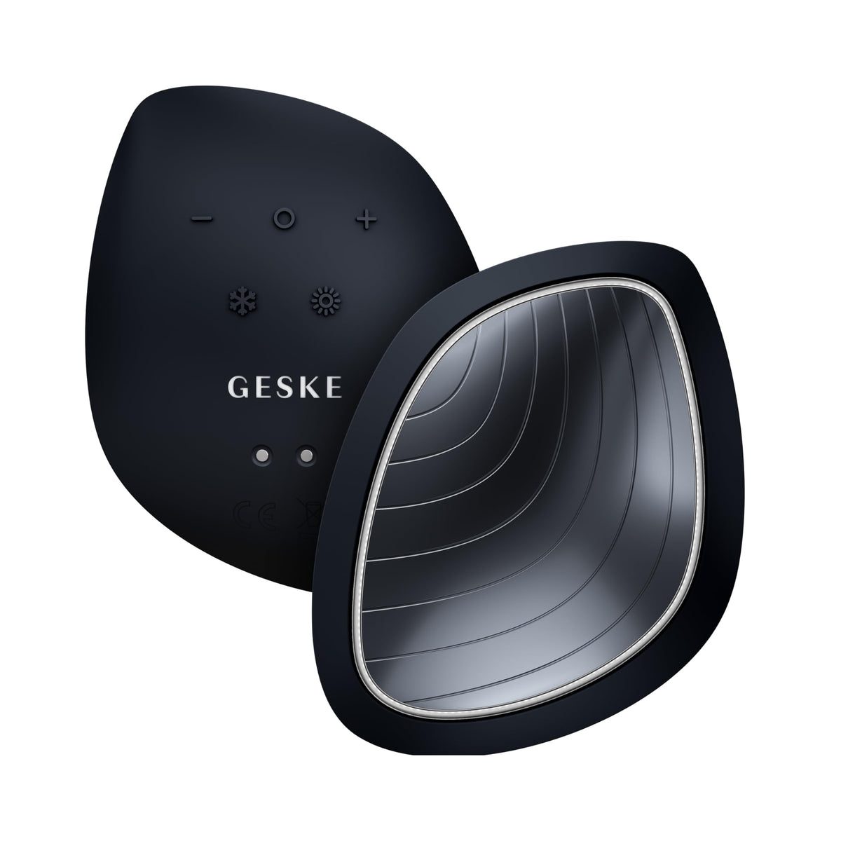 GESKE | SmartAppGuided™ Sonic Warm & Cool Mask | 9 en 1 | Máscara facial LED de belleza | Espectro LED completo y terapia de luz roja | Calor/frío | Mayor absorción de productosl | masajeador facial