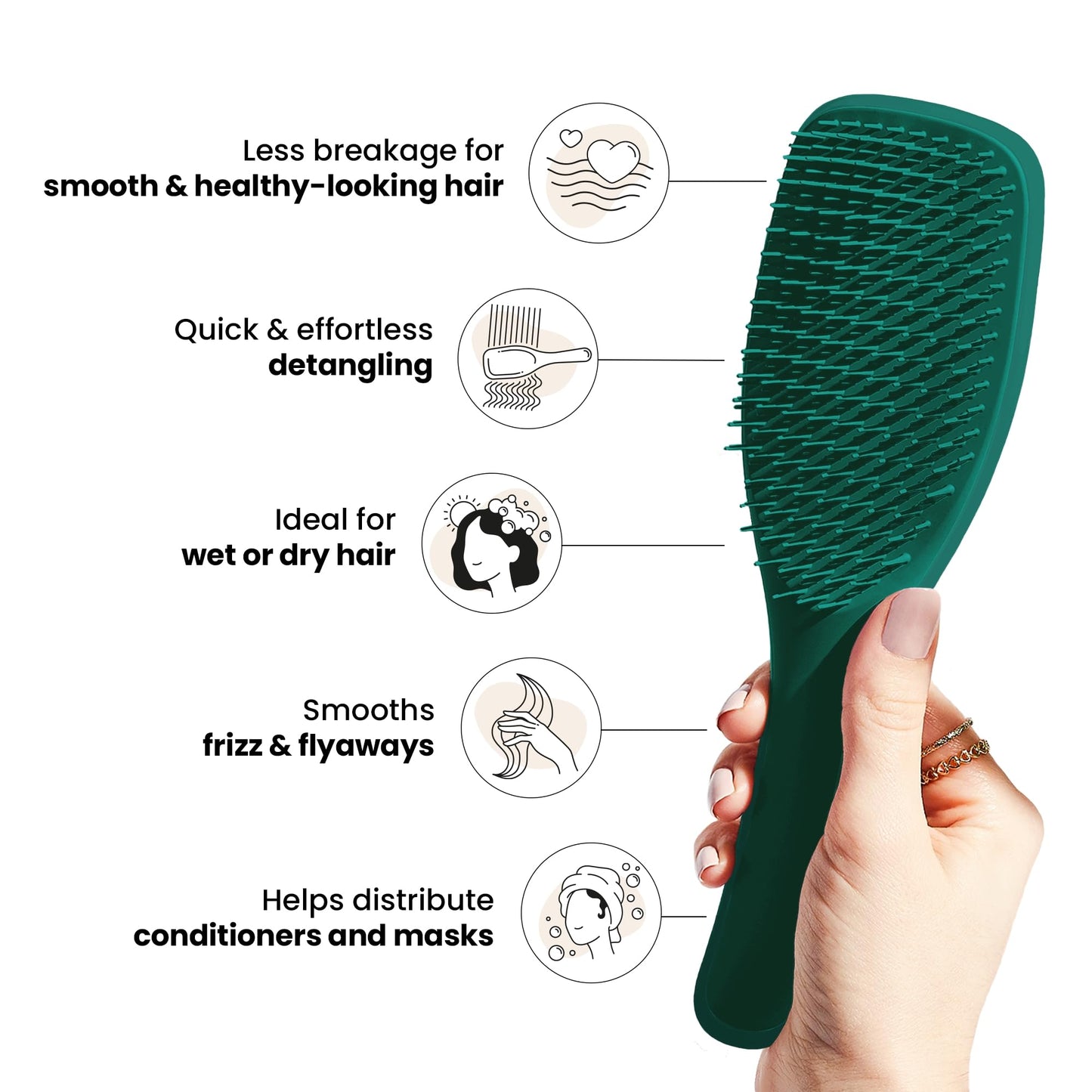 Tangle Teezer The Wet Detangler Green Jungle