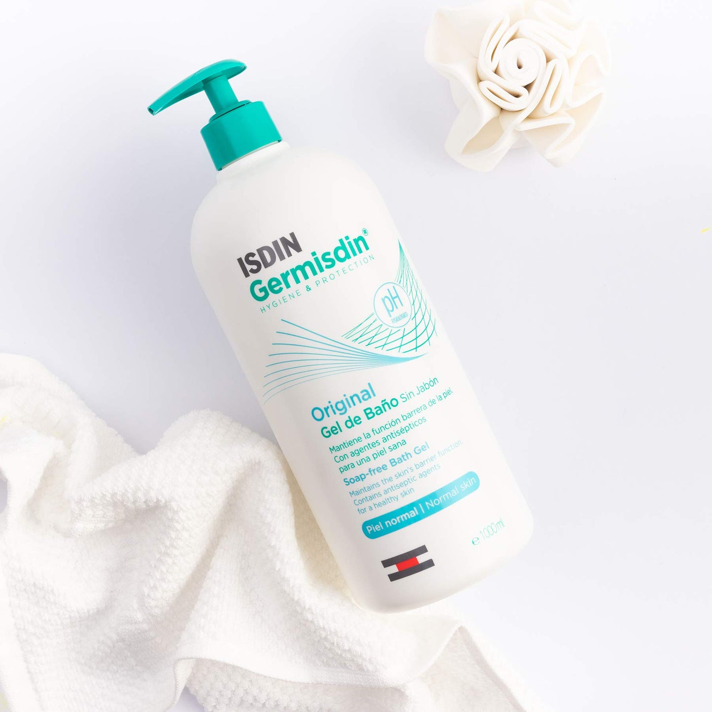 ISDIN Lambdapil, Champú Anticaída, Ayuda a Reducir la Caída del Cabello y Estimula el Crecimiento Capilar, 200ml + Higiene Corporal Germ Original 500 ml