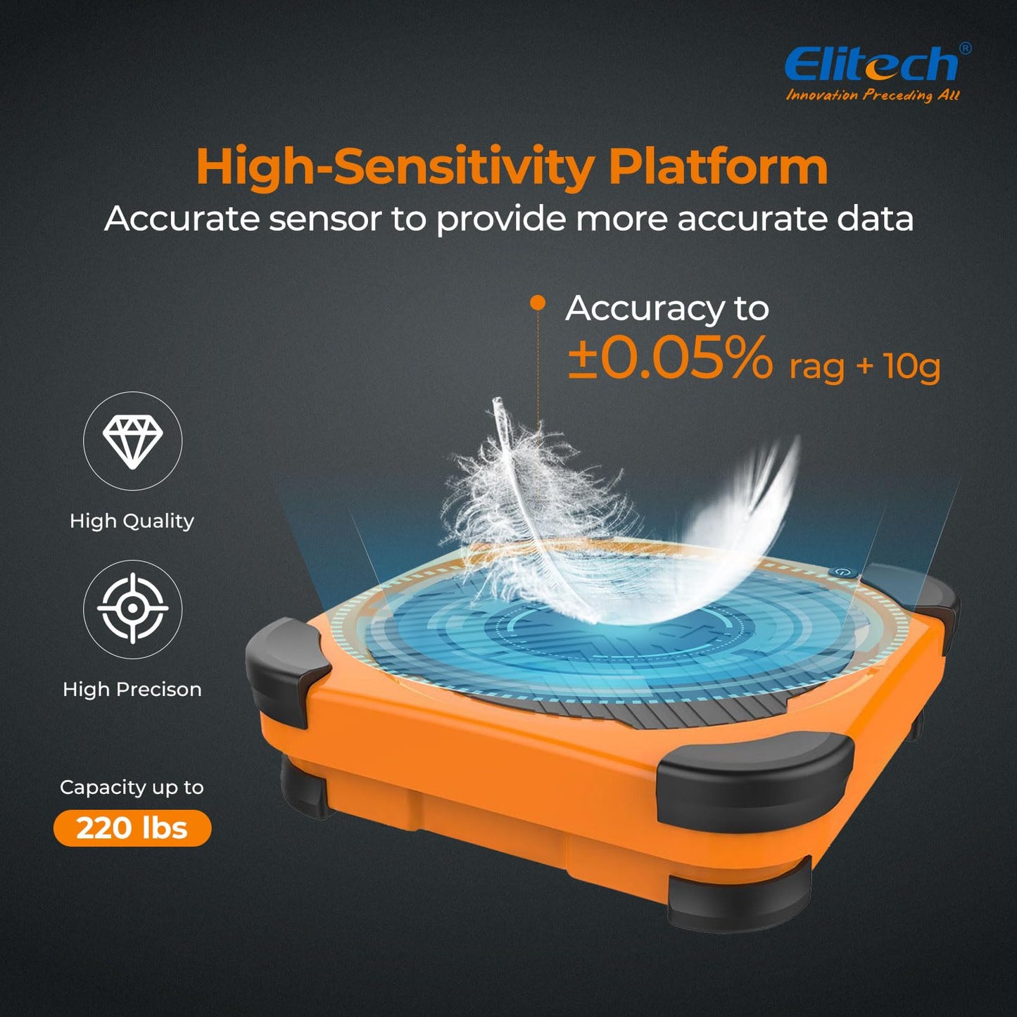 Elitech LMC-200 Báscula Electrónica Refrigerante la Medida Más Pesada 100KG Pesadora de Carga de Refrigerante Escala de Peso Digital para HVAC y AC Alta Precisión