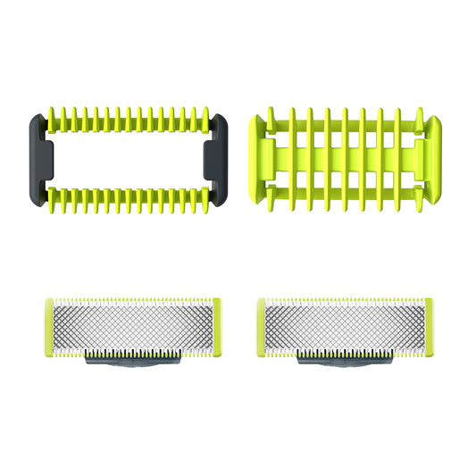 Philips Norelco Oneblade - Cuchilla de repuesto, Kit para rostro y cuerpo, Multicolor