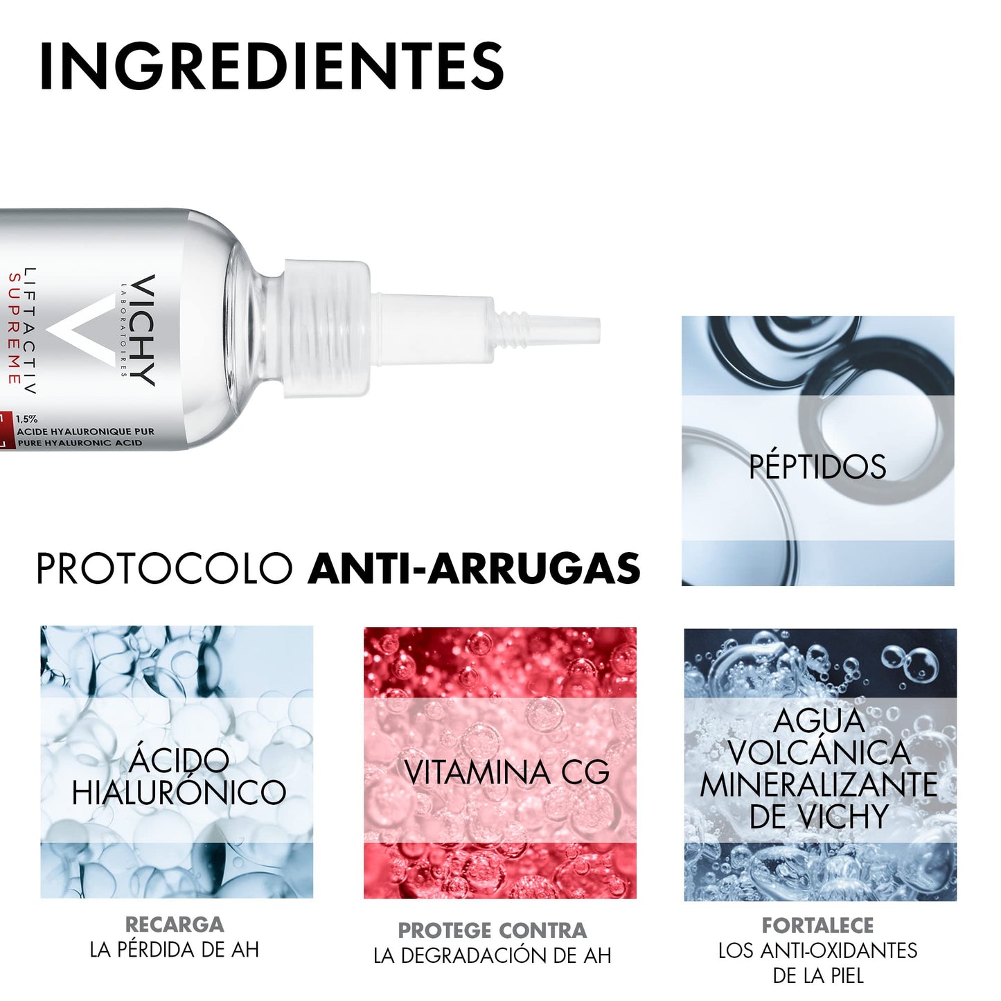 Sérum Facial Anti-arrugas HA Epidermic Filler Vichy Liftactiv Supreme 30 ml
