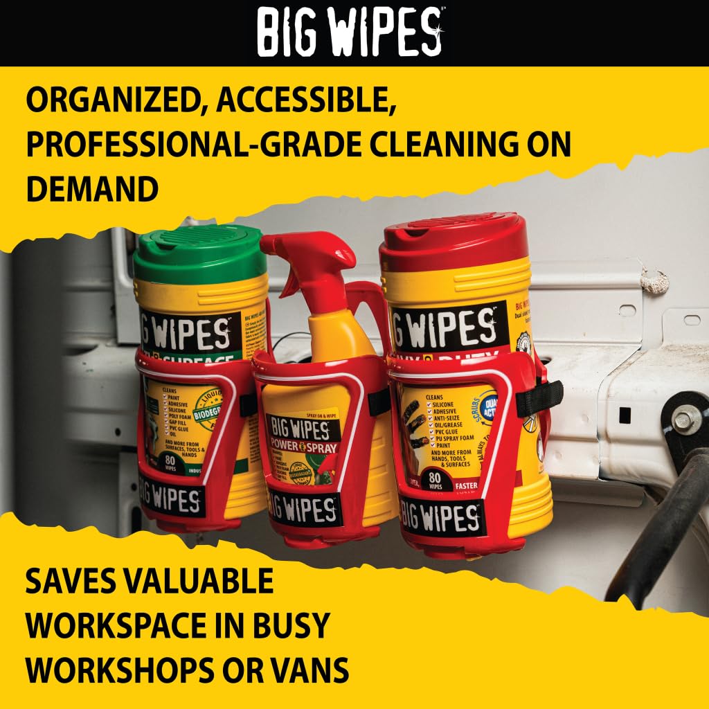 BIG WIPES The CAGE - Soporte de pared y furgoneta 2421-0000