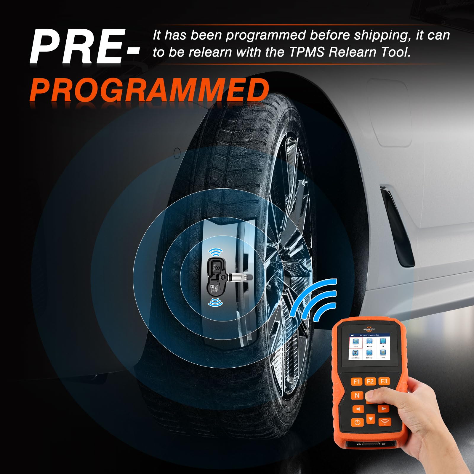 Sensor TPMS para Monitoreo de Presión de Neumáticos para Toyota y Lexus 315MHz 4 Piezas
