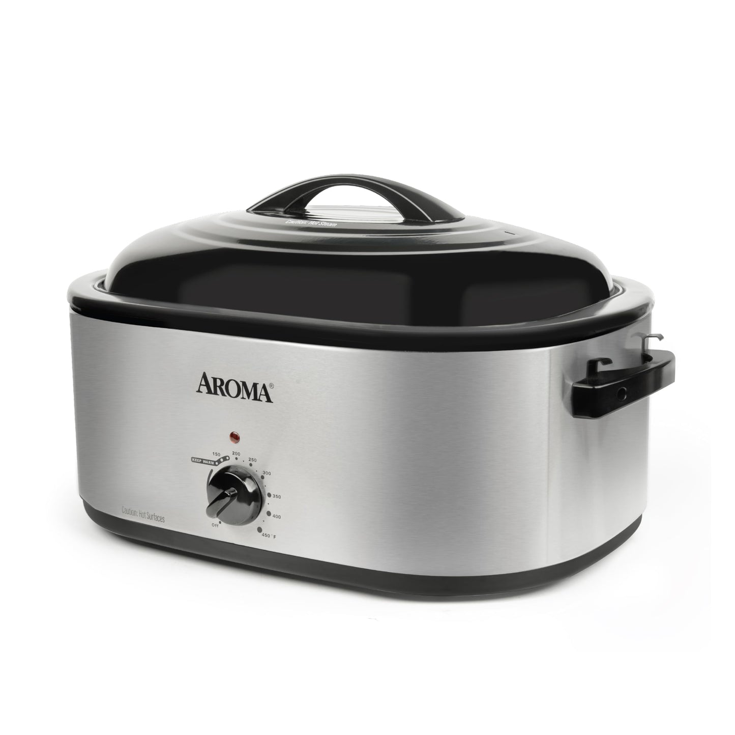 AROMA 22Qt. Horno tostador con tapa autohiladora de acero inoxidable