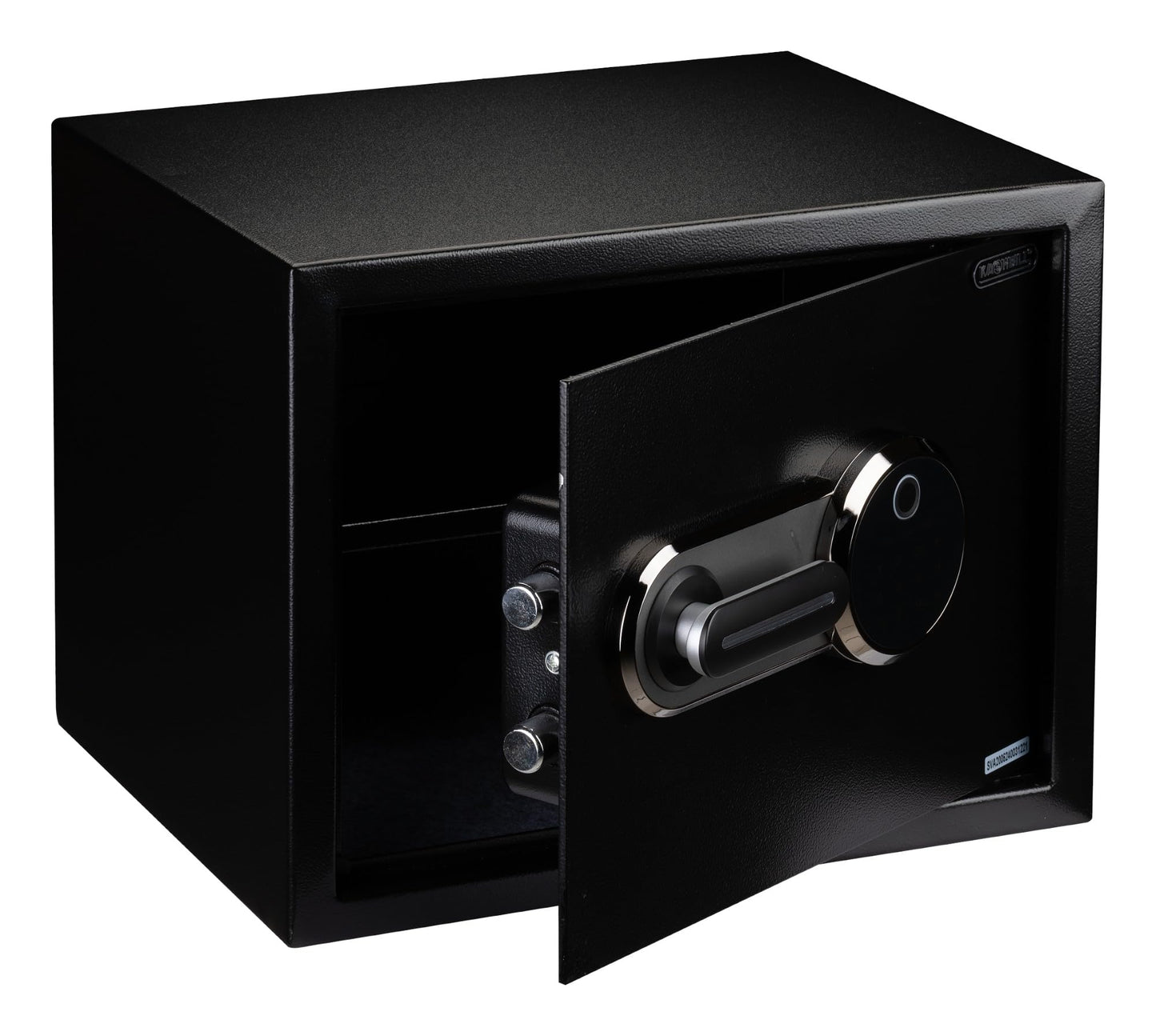 KASHBILL Caja Fuerte Biométrica Touch Grande 30x38x30 cm Modelo CFBT03 Con Cierre de Huella Digital, Panel Touch y Llave de Emergencia, Seguridad Avanzada para Hogar y Oficina caja fuerte grande