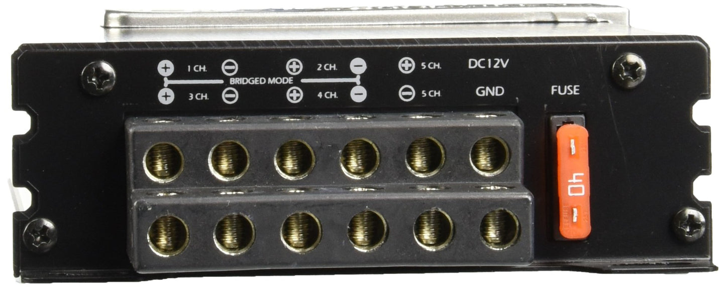 Amplificador Soundstream Digital Clase D Negro 5 Canales 640 W Car Audio