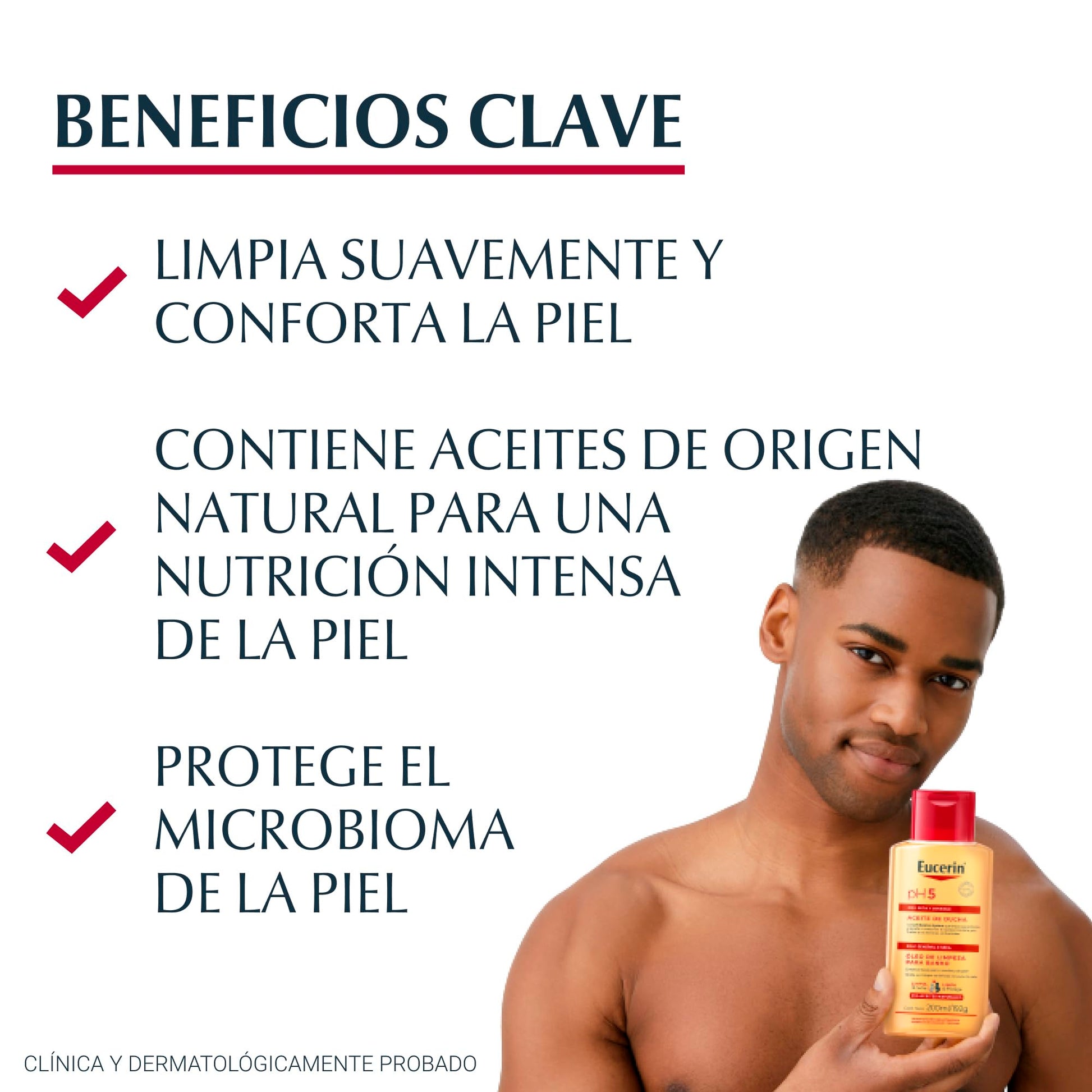 Eucerin Ph5 Aceite de Ducha para Piel Sensible o Seca, 200 ml