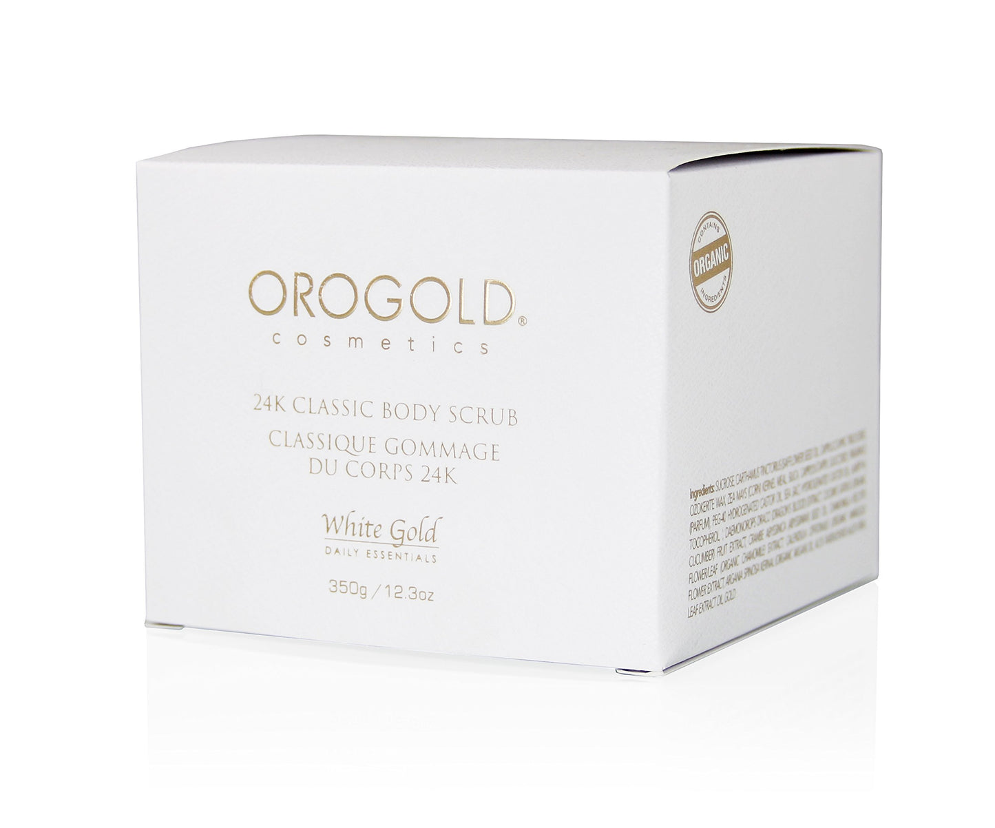 Exfoliante Corporal Clásico OROGOLD Cosmetics Blanco 24K