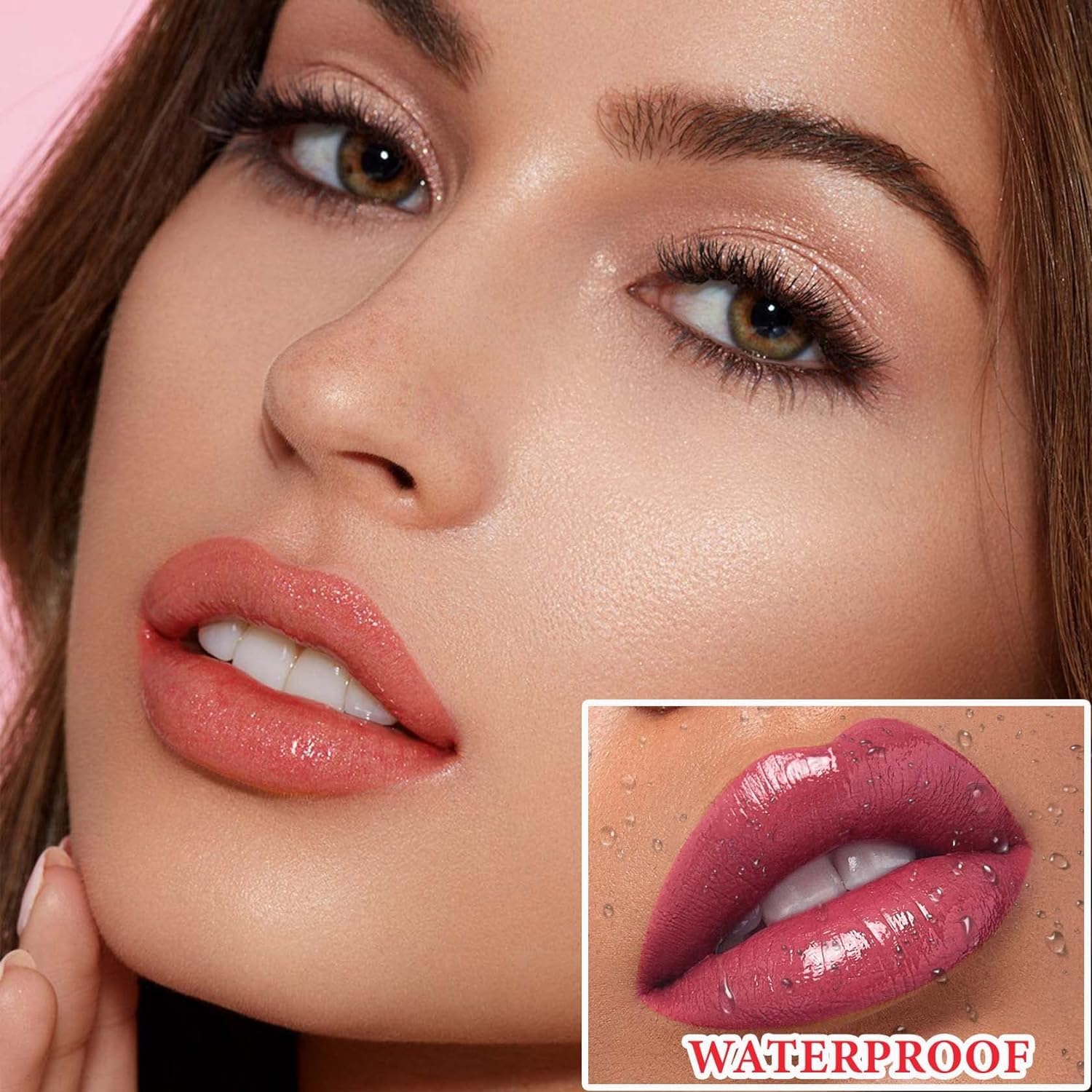 Bálsamo labial que cambia de color, Lápices Labiales mágico que cambia de color, Brillos Labiales teñido, labial hidratante impermeable de larga duración para mujeres (B)