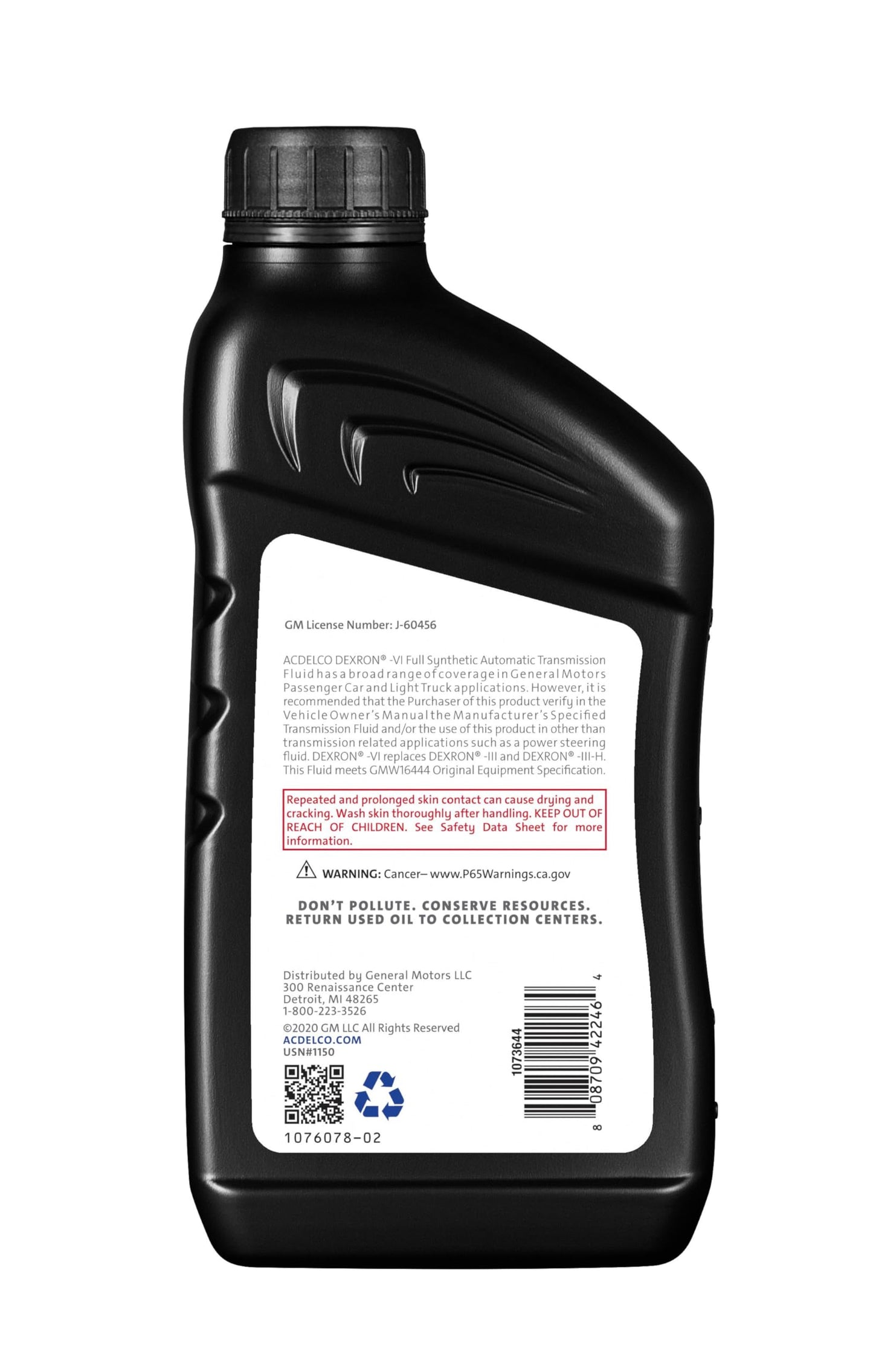 Líquido de Transmisión Automática ACDelco Dexron VI Rojo Sintético Profesional