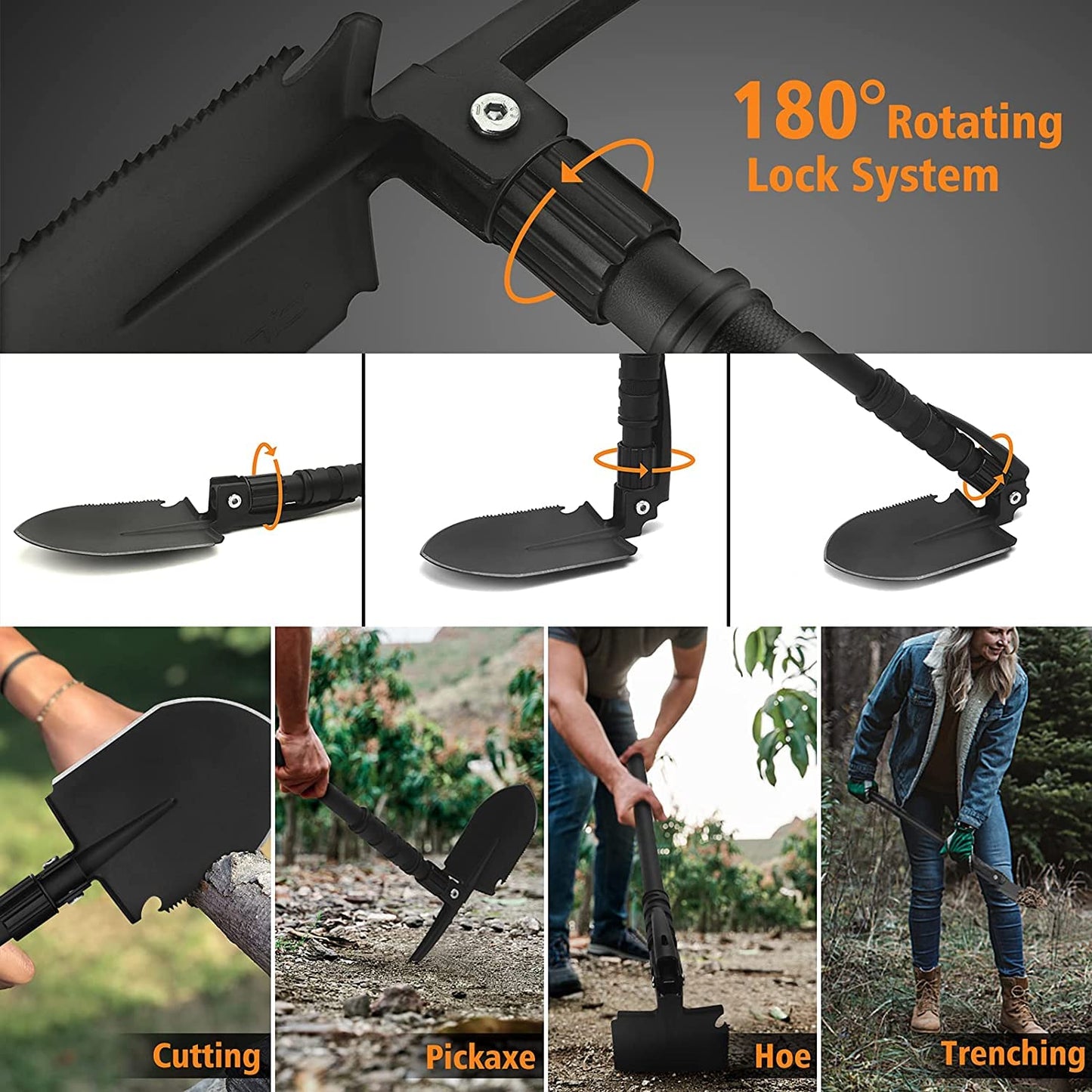 Herramienta multiherramienta de pala para jardinería