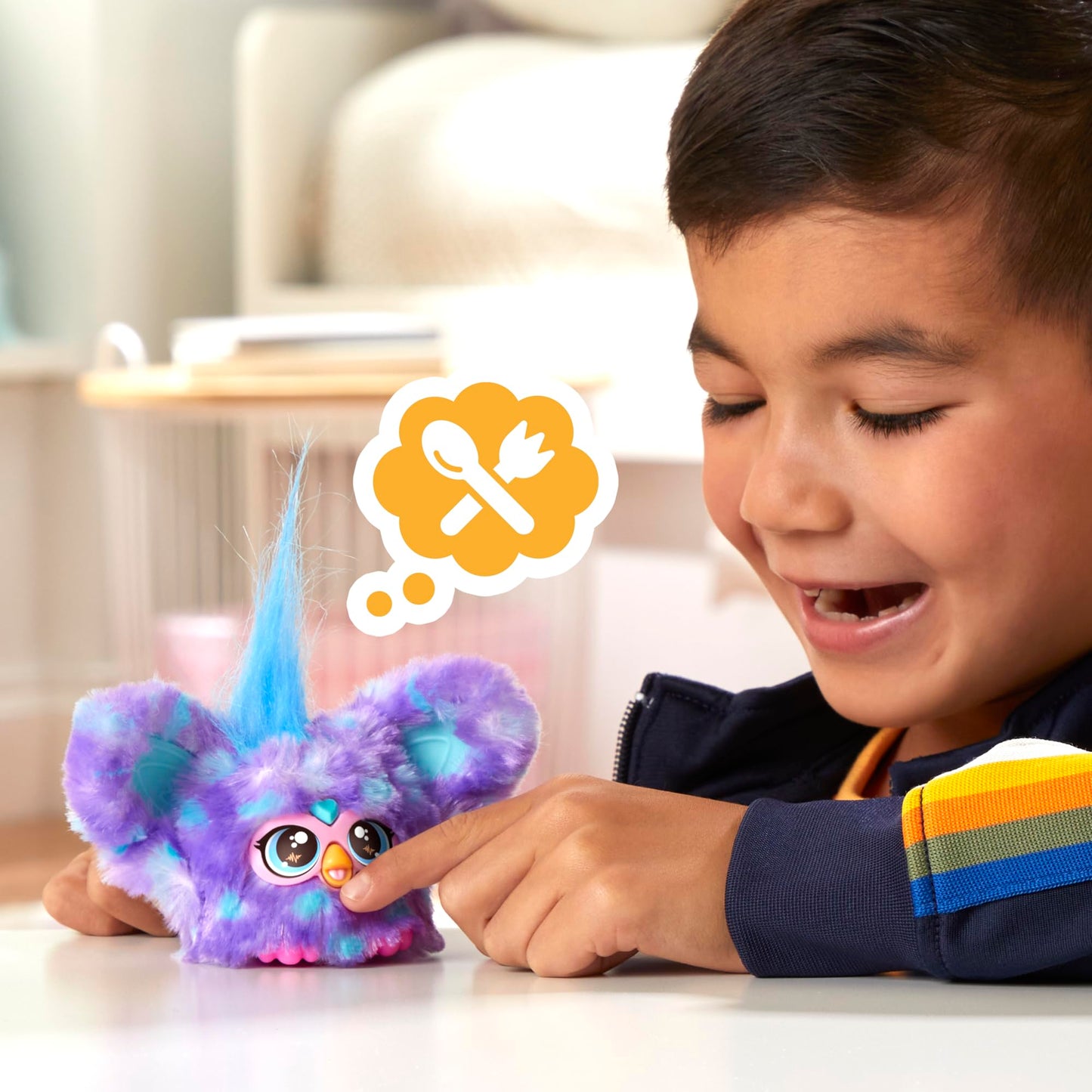 Furby Furblets - Miniamigo Groo-Vee - Morado - Peluches electrónicos para niños y niñas a Partir de 6 años