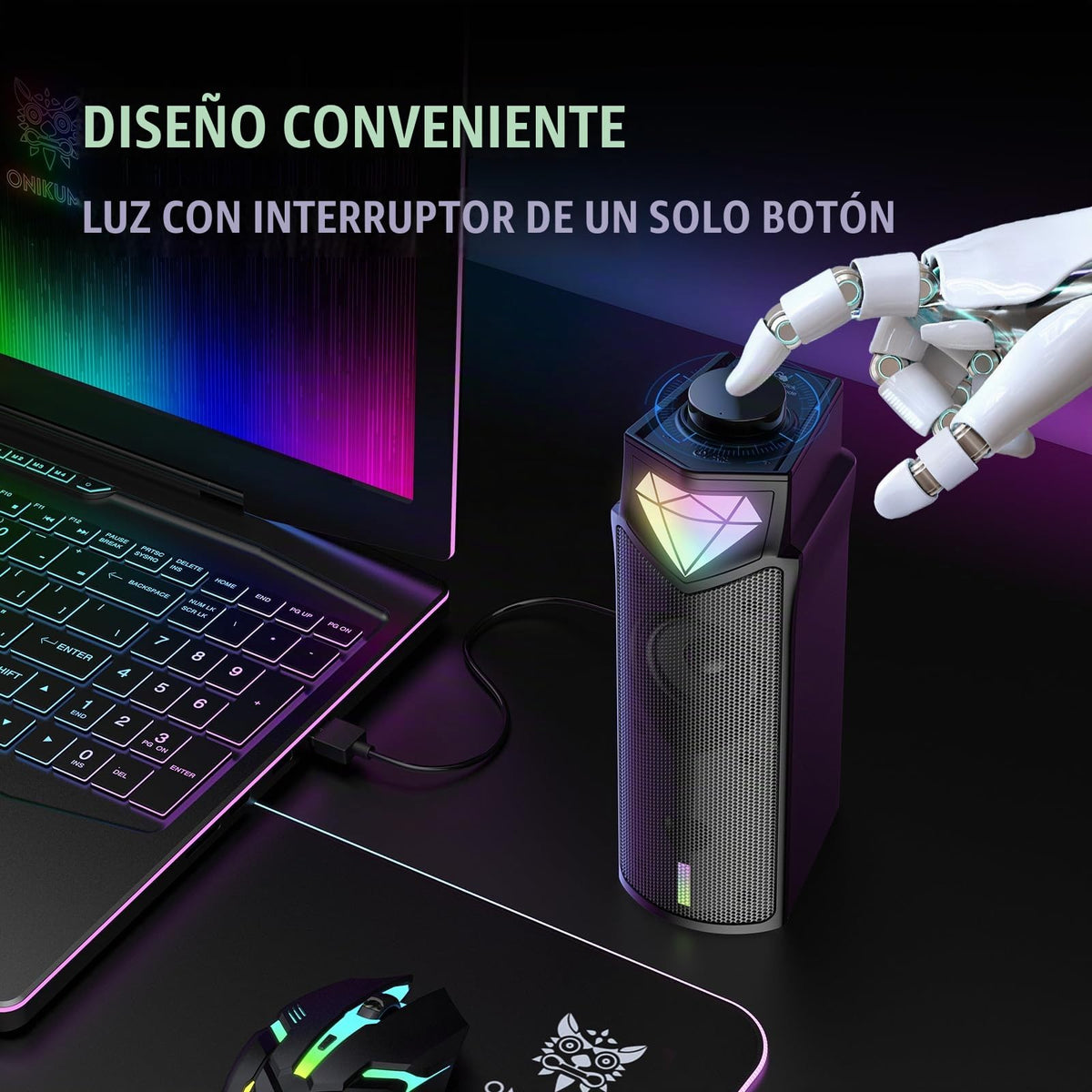 Barra de Audio Onikuma L1 USN Negro