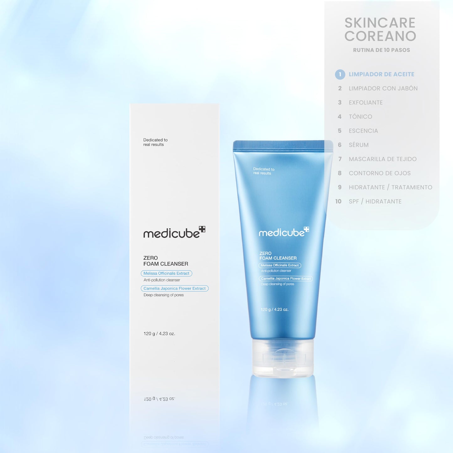 Zero Foam Cleanser by Medicube for Women - 4.23 oz Cleanser