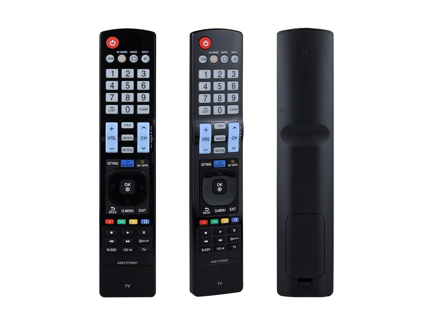 Control Remoto LG AKB73756567 Reemplazo para LCD LED HDTV Smart TV AKB73756542 AKB73756506 AKB73756504 AKB73756502 AKB73615309 AKB73615306
