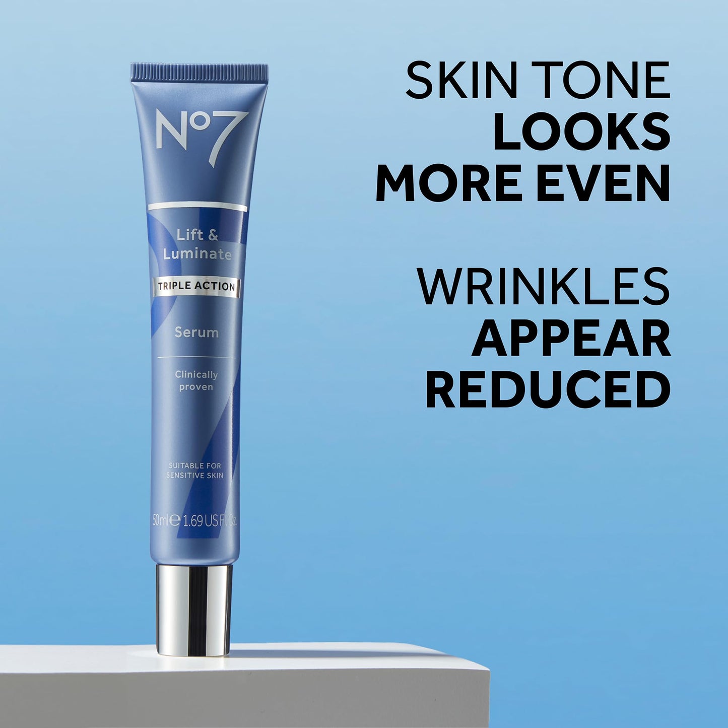 No7 Lift & Luminate Triple Action Serum, 50 ml, Extra Large
