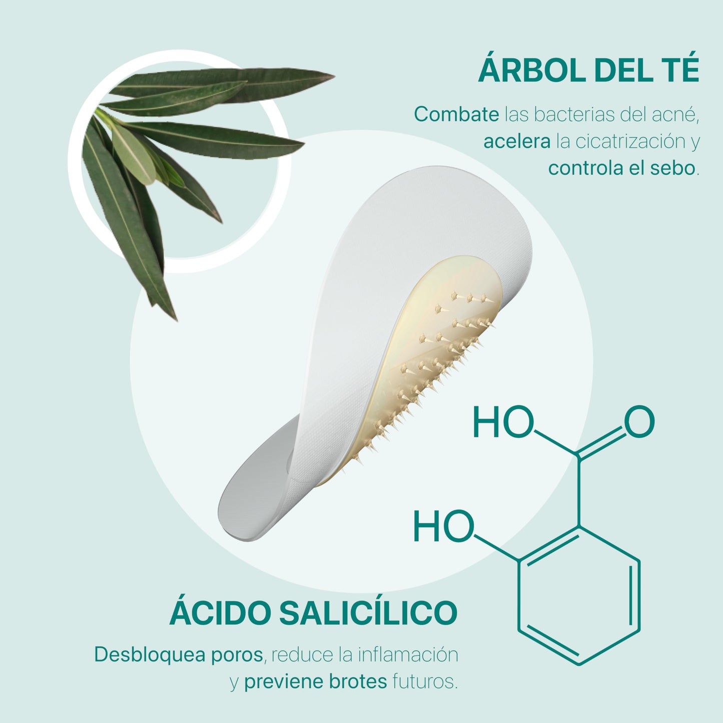 FACEIT Parches Faceit Anti-acné Con Tecnología Micropuntos I 18 parches antiacné con ácido salicílico y árbol de té