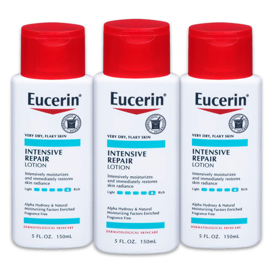 Eucerin Intensive Repair Very Dry Skin Lotion, 5 Fl. Oz, Pack Of 3