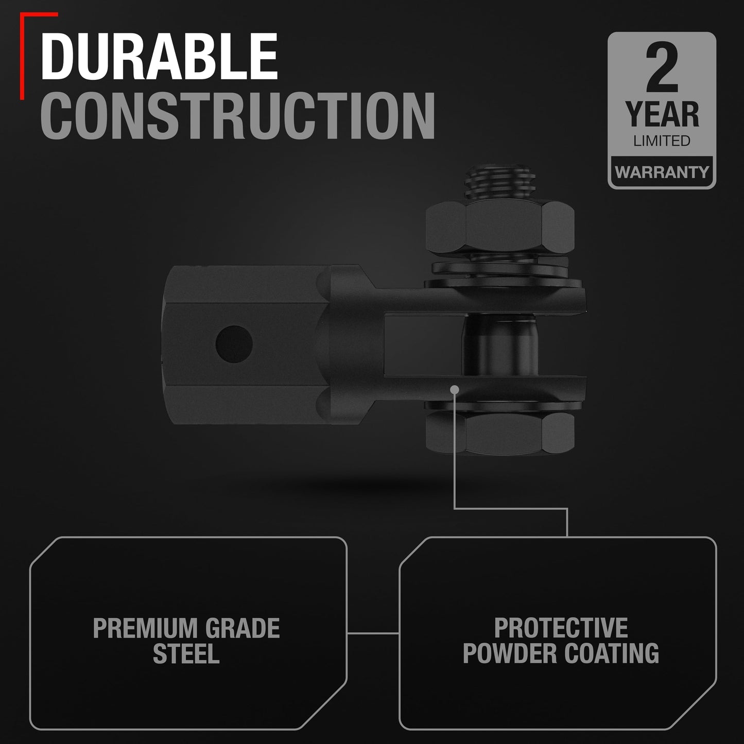 1/2'' Scissor Jack Adaptor by TruBuilt 1 Automotive for Use with 1/2'' Drive or Impact Wrench or 13/16 Lug Wrench / Tire Iron - For RV Car Truck Travel Trailor Leveling Drill Attachment