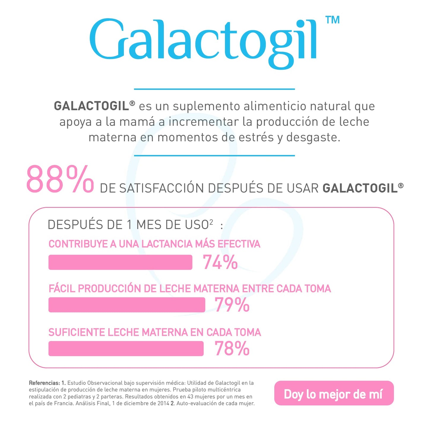 Galactogil Suplemento alimenticio a base de hierbas y minerales con 24 sobres