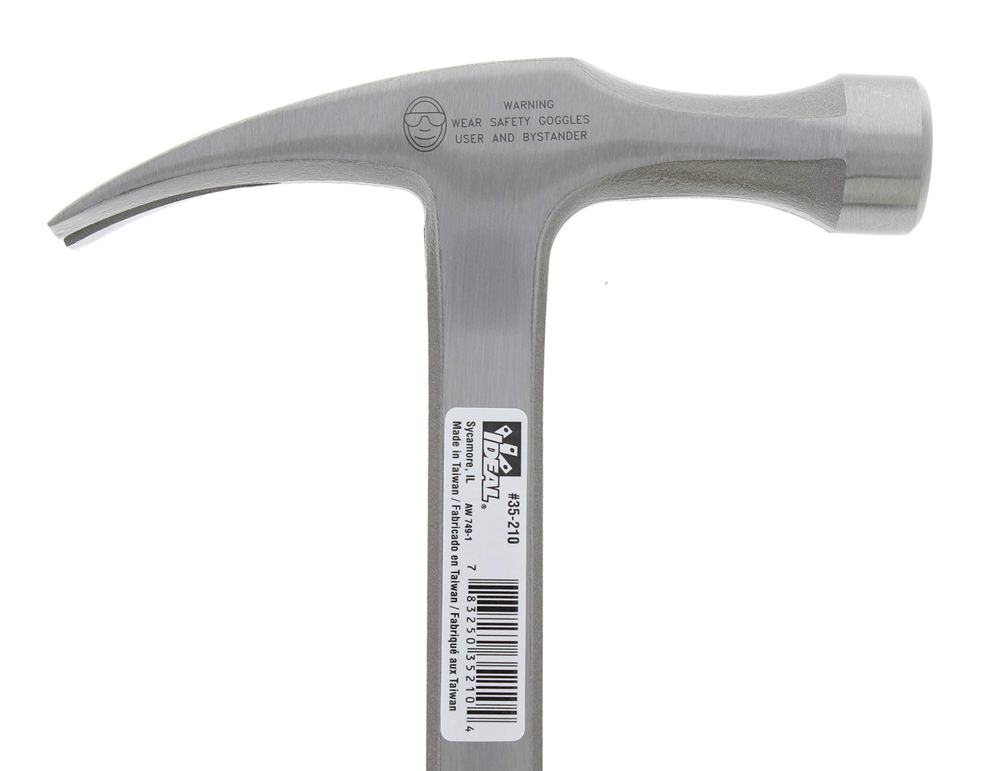 IDEAL Electrical 35-210 - Martillo para electricista de 30 onzas (35-210 pulgadas) Martillo de garra