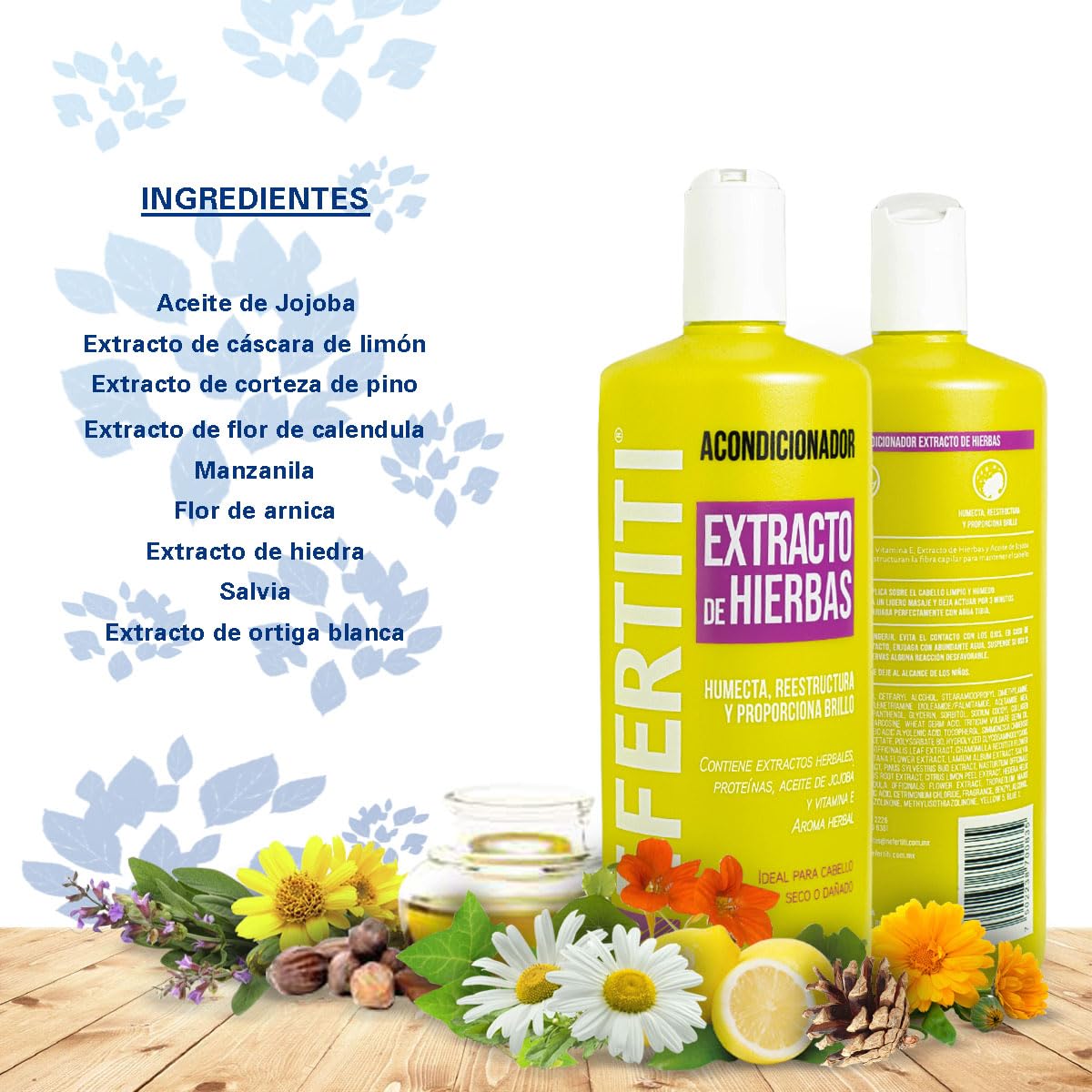 Acondicionador Nefertiti Hierbas Extracto