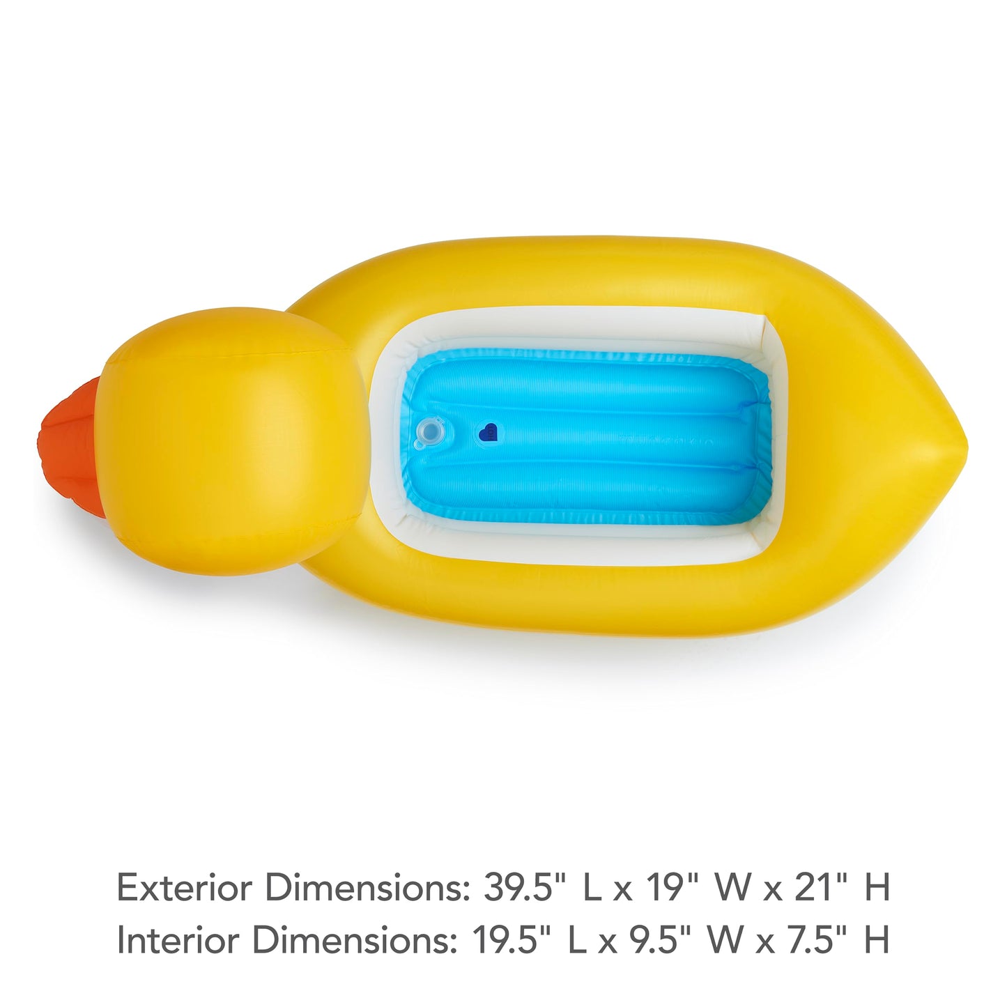 Munchkin - Bañera inflable para patos White Hot