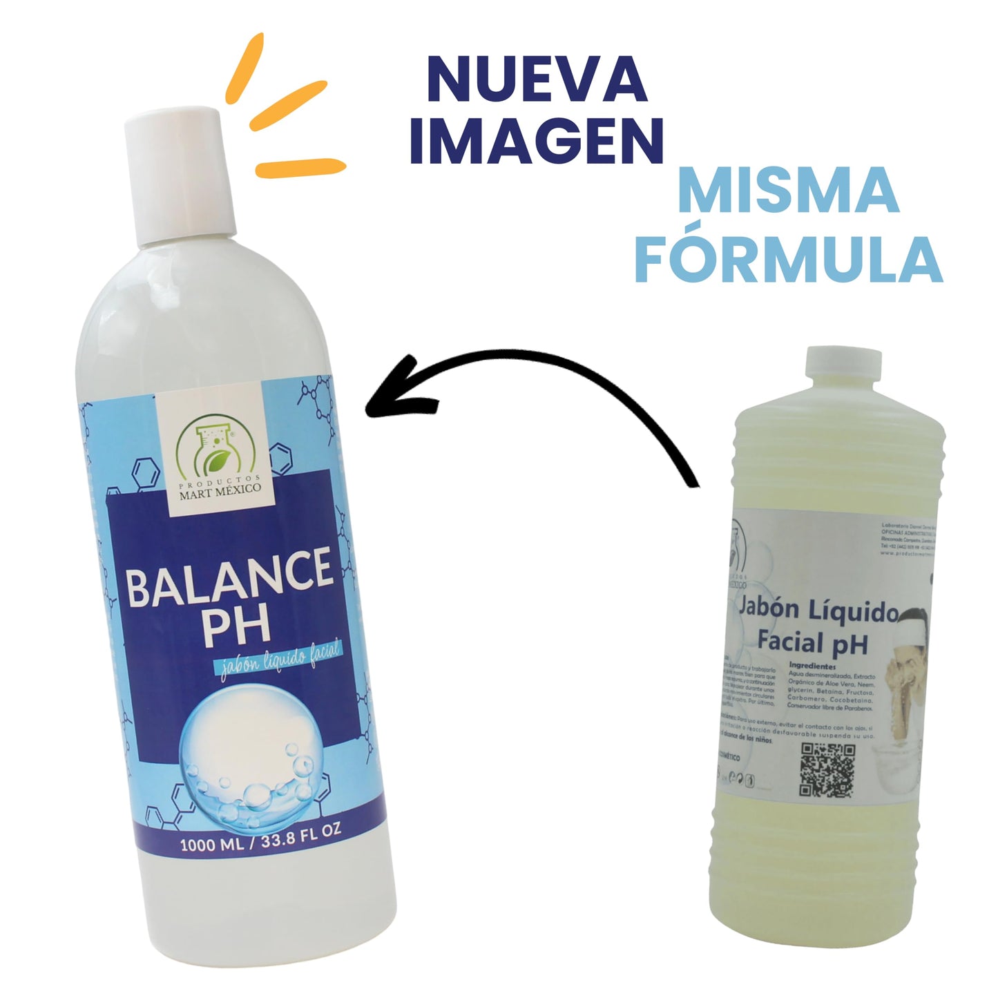Jabón Líquido Facial Libre De Sal 1 Litro Productos Mart Mexico