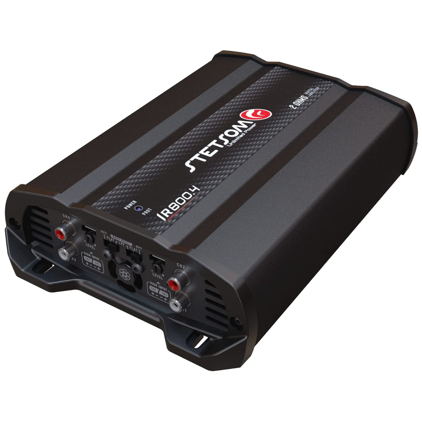 Amplificador Digital Stetsom 800W Multicanal Rango Completo Estéreo 2 Ohmios