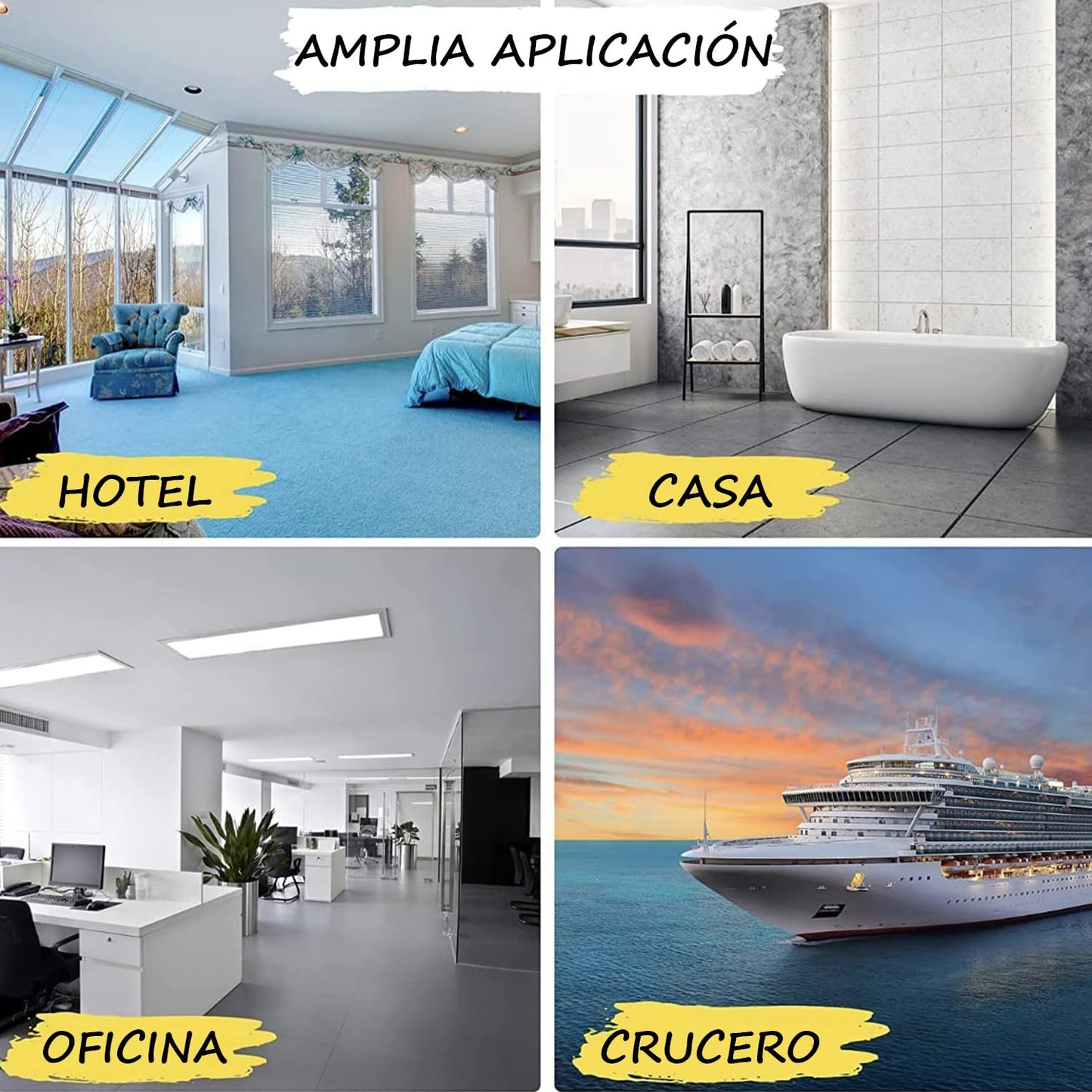 Adaptador de Enchufe MHKBD Blanco, Pequeño Adaptador de Viaje, Europa a EE.UU. y México