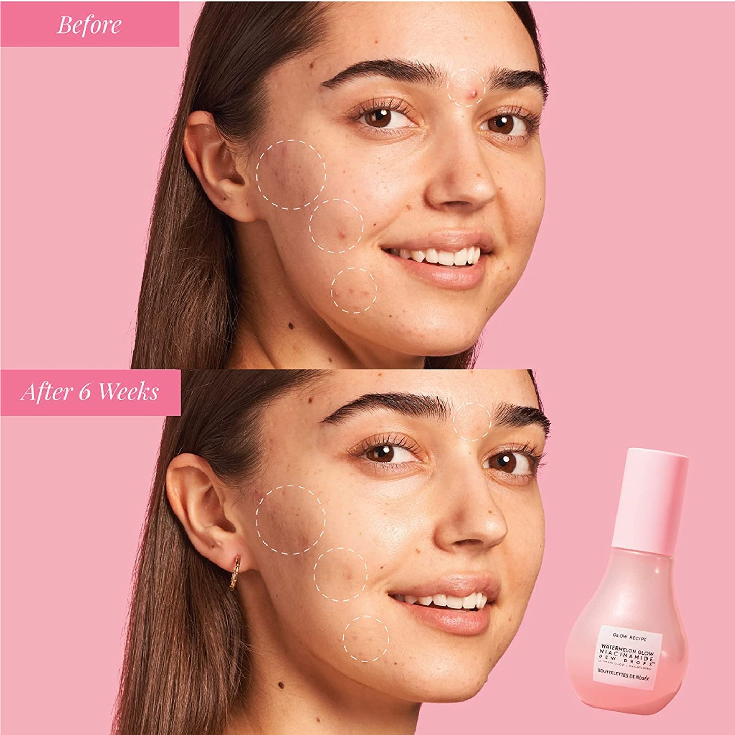 Glow Recipe | Watermelon Glow Niacinamide Dew Drops Serum | Gotas de Suero Iluminador | 40ml (1.35fl. oz)