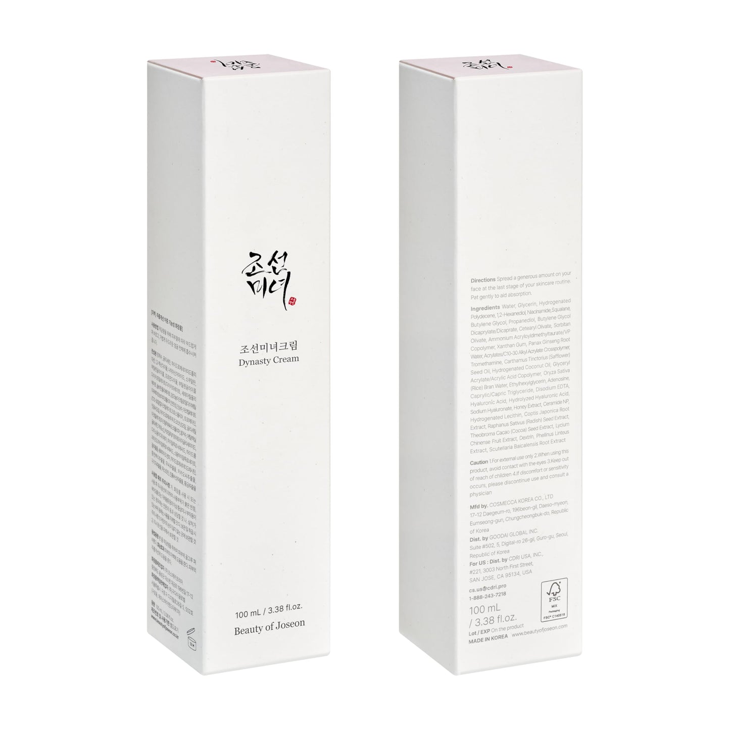 Beauty of Joseon Crema hidratante facial Dynasty Cream para pieles secas y sensibles, cuidado de la piel coreano para hombres y mujeres, 100 ml, 3,38 fl.oz