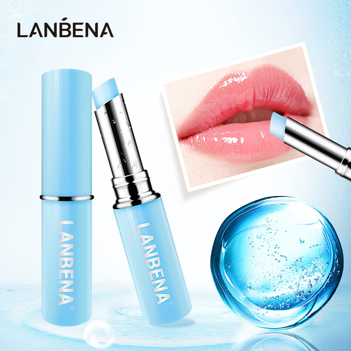 SZITW Bálsamo labial con ácido hialurónico Relleno labial Extracto natural Desvanecimiento de las líneas labiales Lápiz labial nutritivo Hidratante Cuidado labial duradero Uso diario