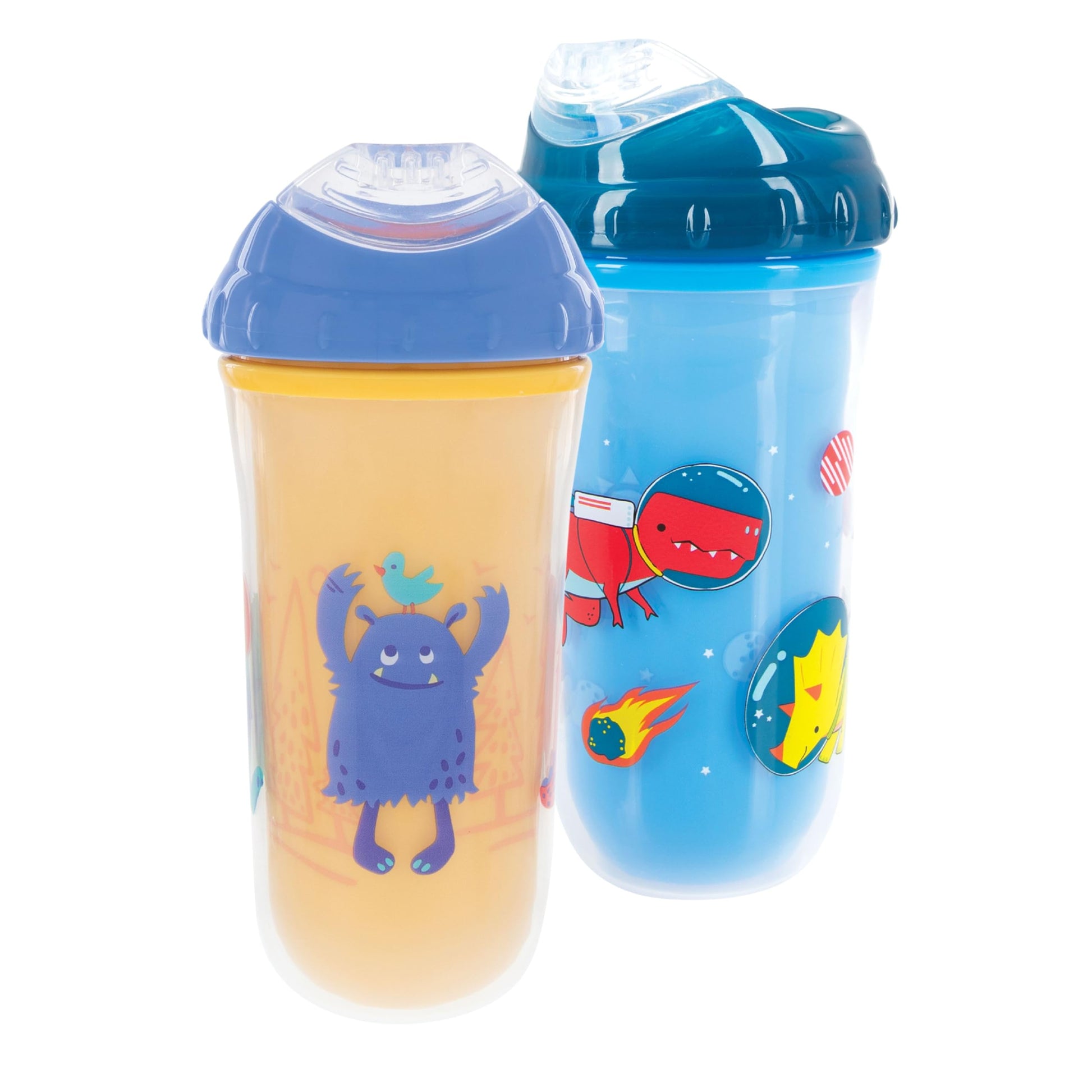 Taza de Transición Aislada Nuby Animales Acuáticos y Formas Blancas sin Derrames para Niños