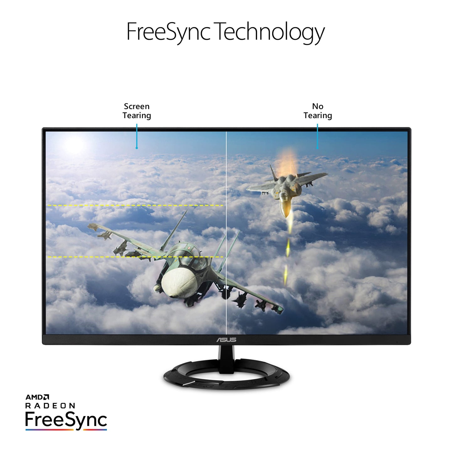 ASUS MONITOR LED 27" (VZ279HEG1R) 1920 X 1080,75HZ, IPS,HDMI,VGA
