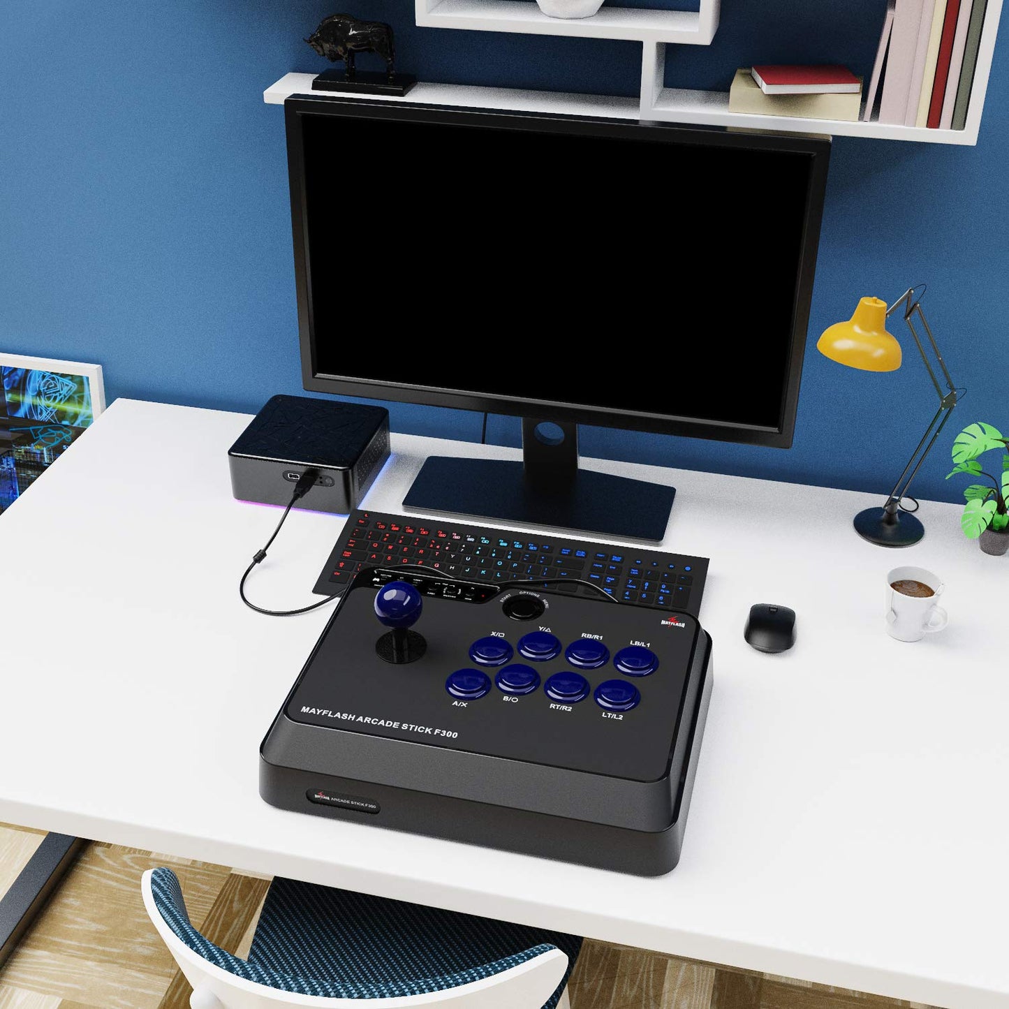 Joystick Arcade May Flash Ps3 Xbox One 360 PC Switch