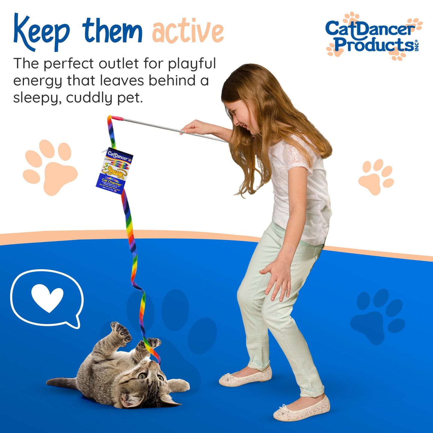 Cat Dancer Products Rainbow Cat Charmer