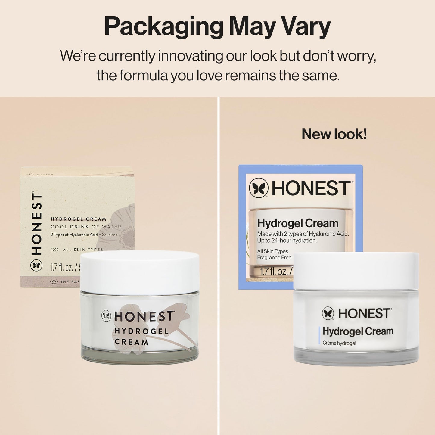 The Honest Company Hydrogel cream
