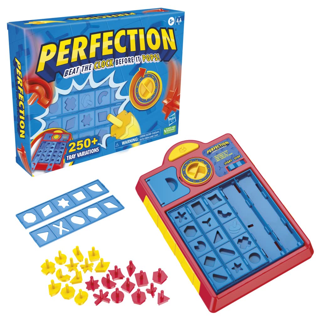 Juego de Mesa Hasbro Gaming Destreza - Personaliza la Bandeja con más de 250 Combinaciones - Juego Infantil - Juego para 1 o más Jugadores
