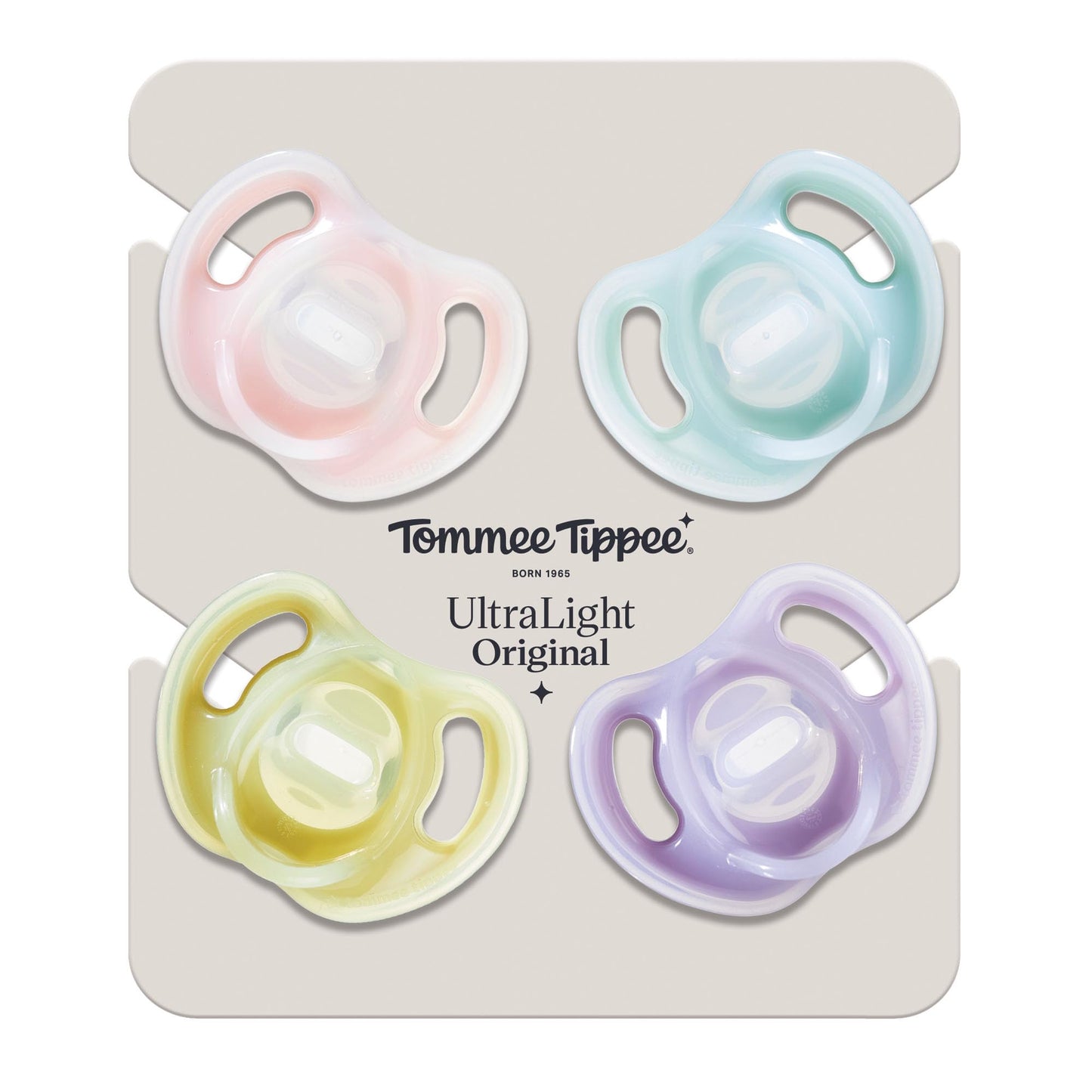 Chupete de Silicona Tommee Tippee Ultra-Light Verde Diseño Simétrico para Bebés de 6 a 18 Meses