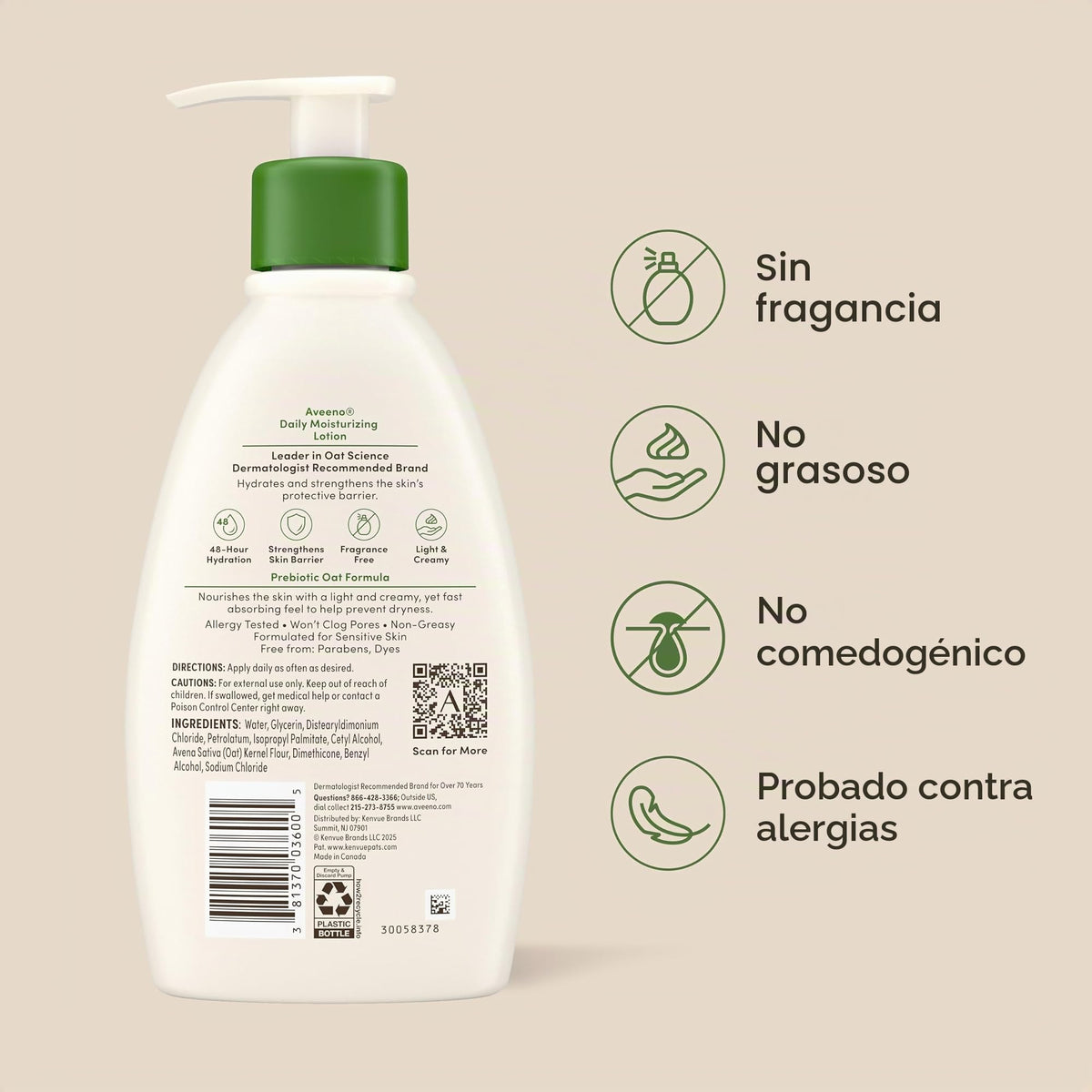 Aveeno Daily Moisturizing Lotion 12 oz (354 ml)