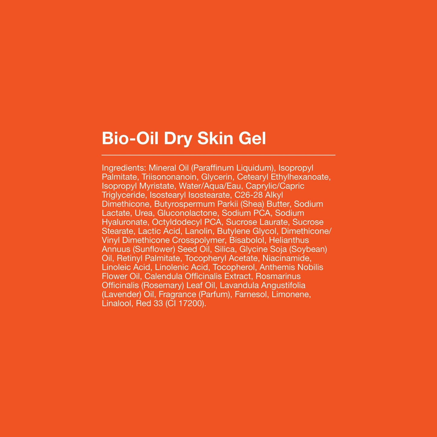 Bio-Oil Dry Skin Gel, Face and Body Moisturizer, Fast Absorbing Hydration, with Soothing Emollients and Vitamin B3, Non-Comedogenic, 3.4 oz