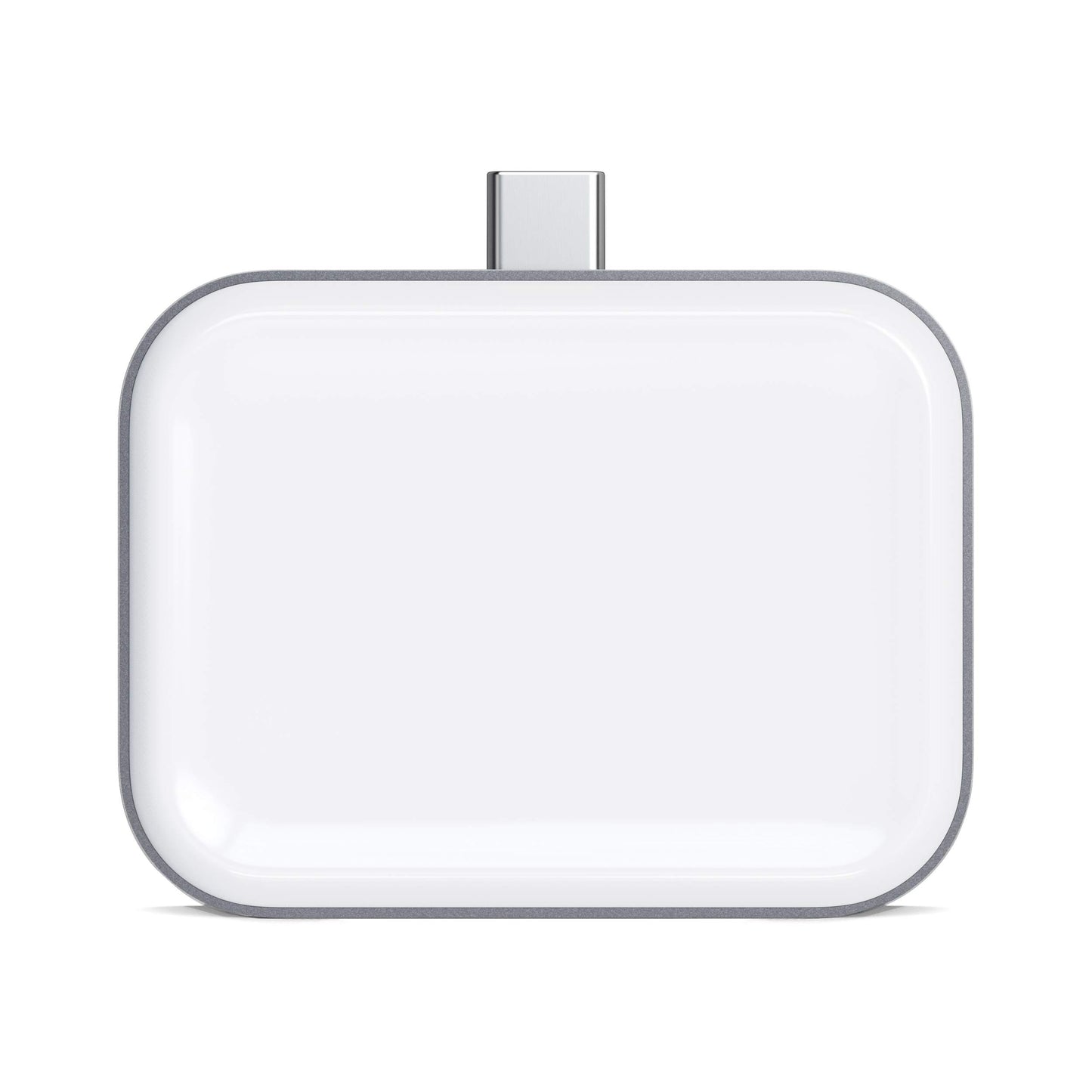 Dock de Carga Inalámbrica USB-C SATECHI Plata Compatible con Apple AirPods Pro y AirPods 3/2/1