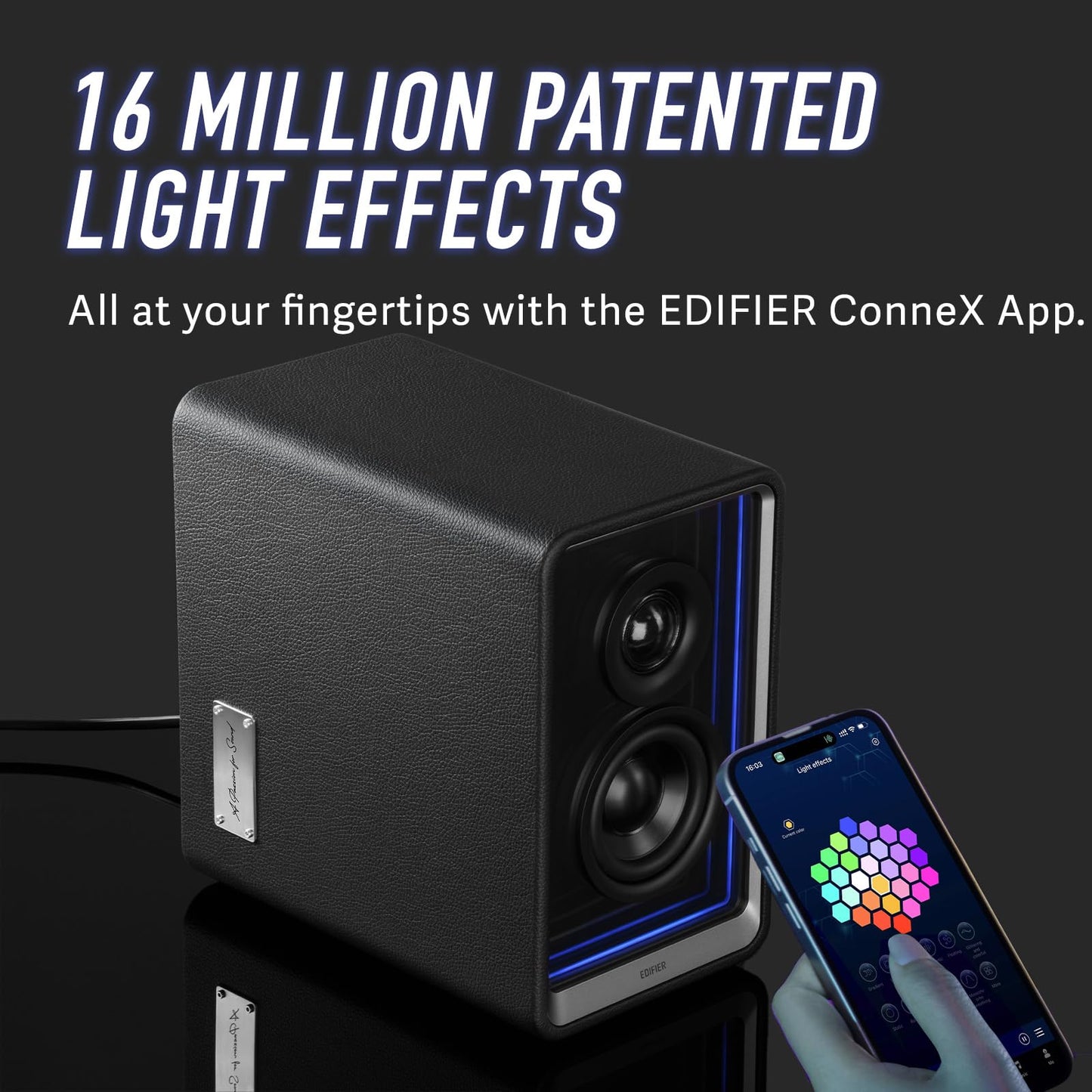Edifier QR65 Bluetooth Hi-Res Audio Active Monitors 2.0 Speaker System 2.0 70 Watts (Black)