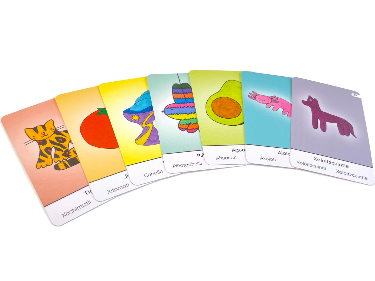 LOTERÍA METATE | Tesoros de México | Lotería Mexicana Familiar en español, náhuatl e inglés | 64 Cartas y 12 tableros