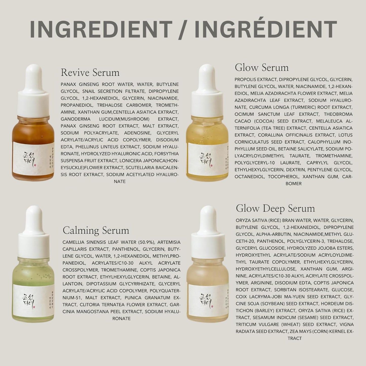 Beauty of Joseon - Kit de descubrimiento de sérum Hanbang