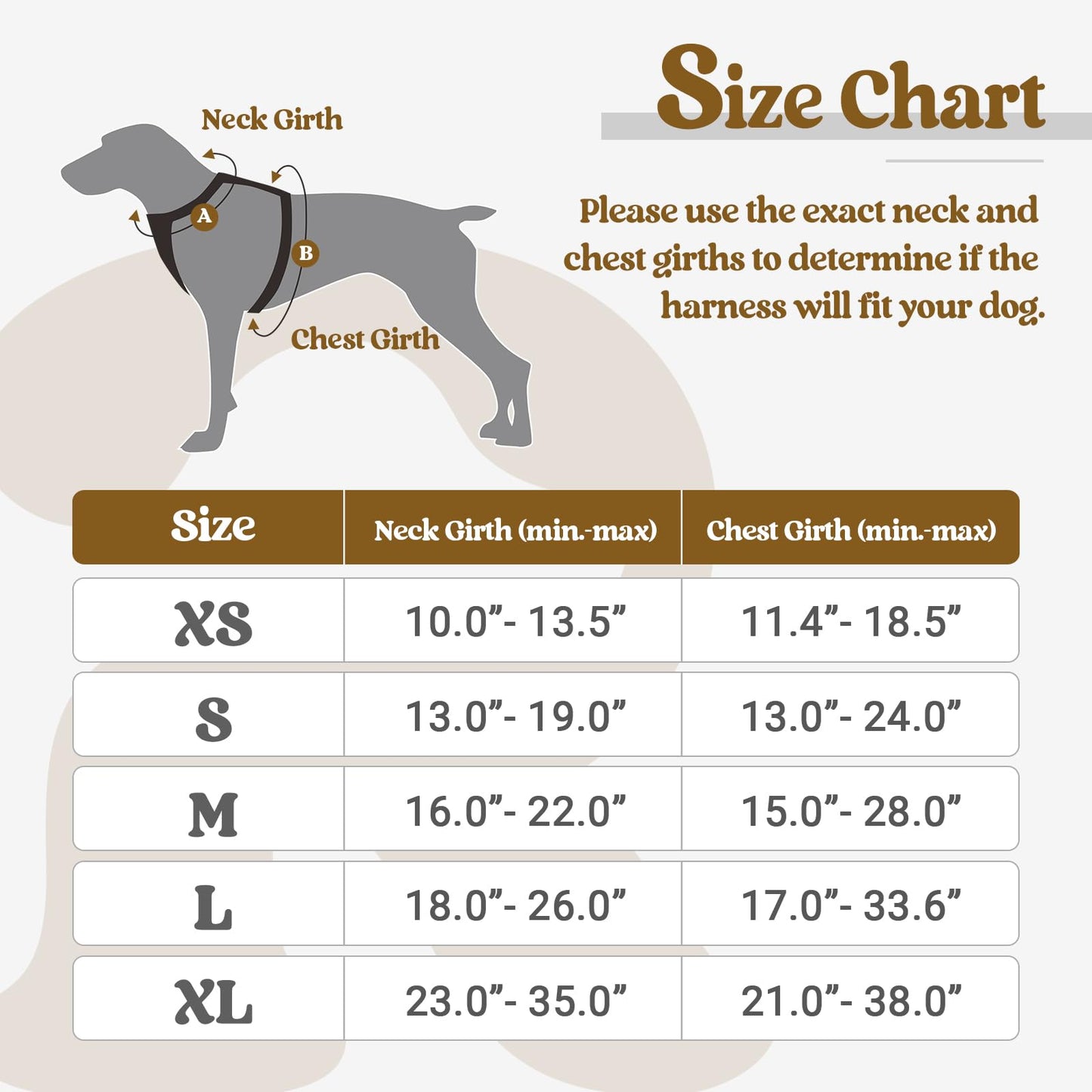 Arnés Antitirones Rabbitgoo Negro Reflectante Pecho Acolchado Ajustable para Perro Grande